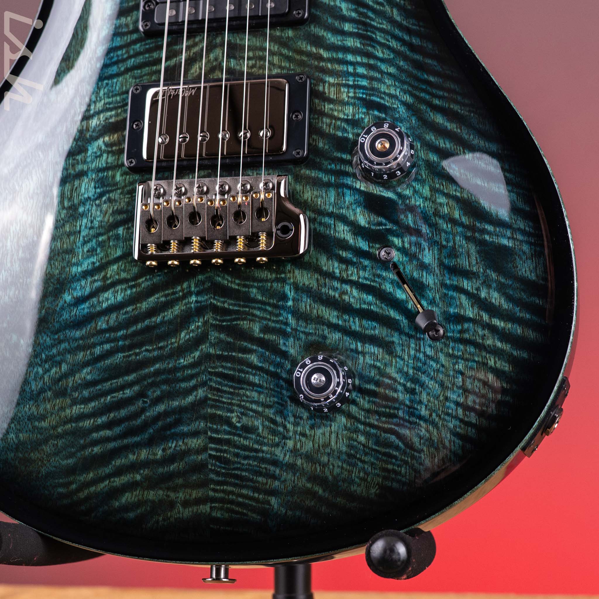 PRS Studio Mango Top Limited Edition Cobalt Smokeburst w/ Stained Binding - Image 5