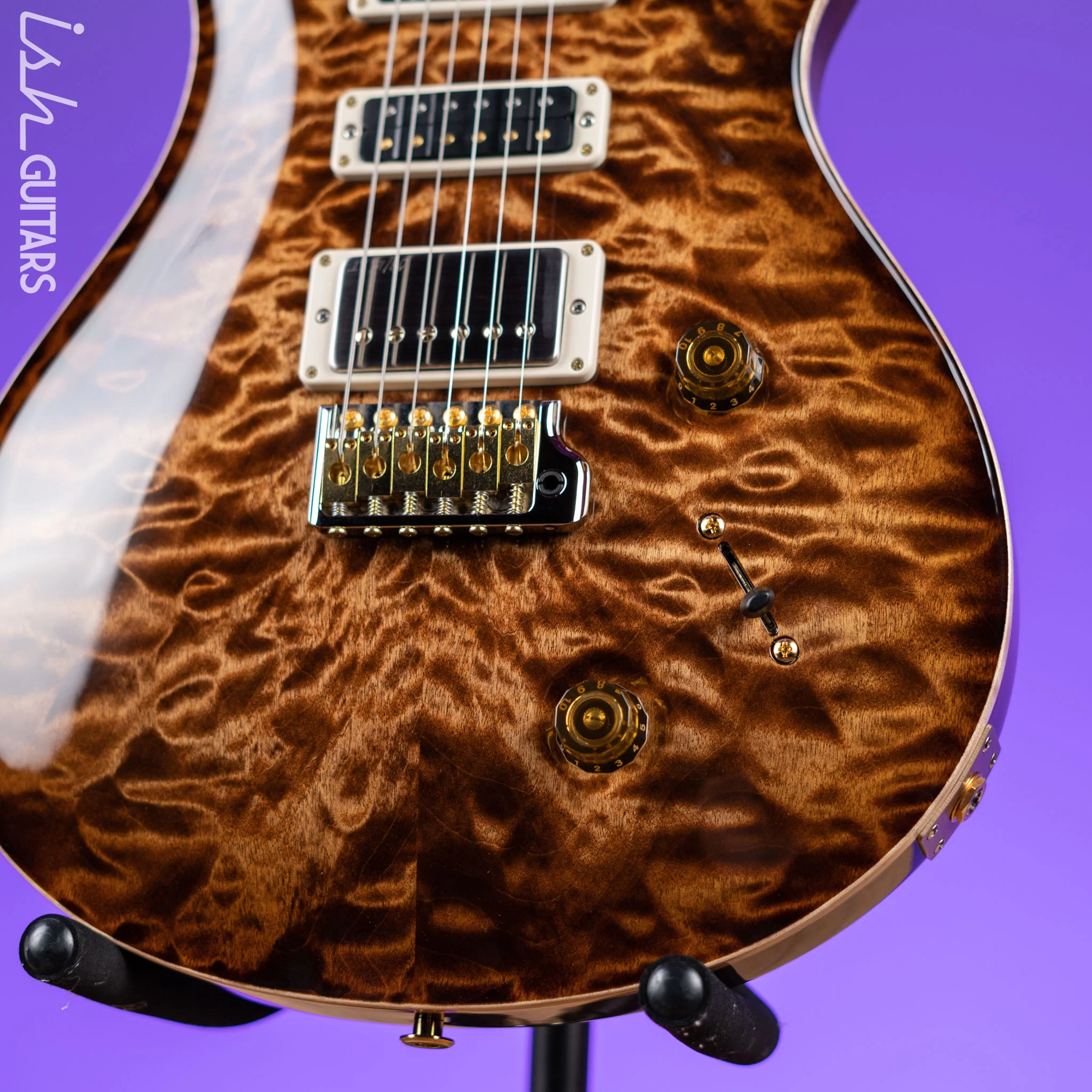 PRS Studio Wood Library 10-Top Copperhead Burst - Image 4