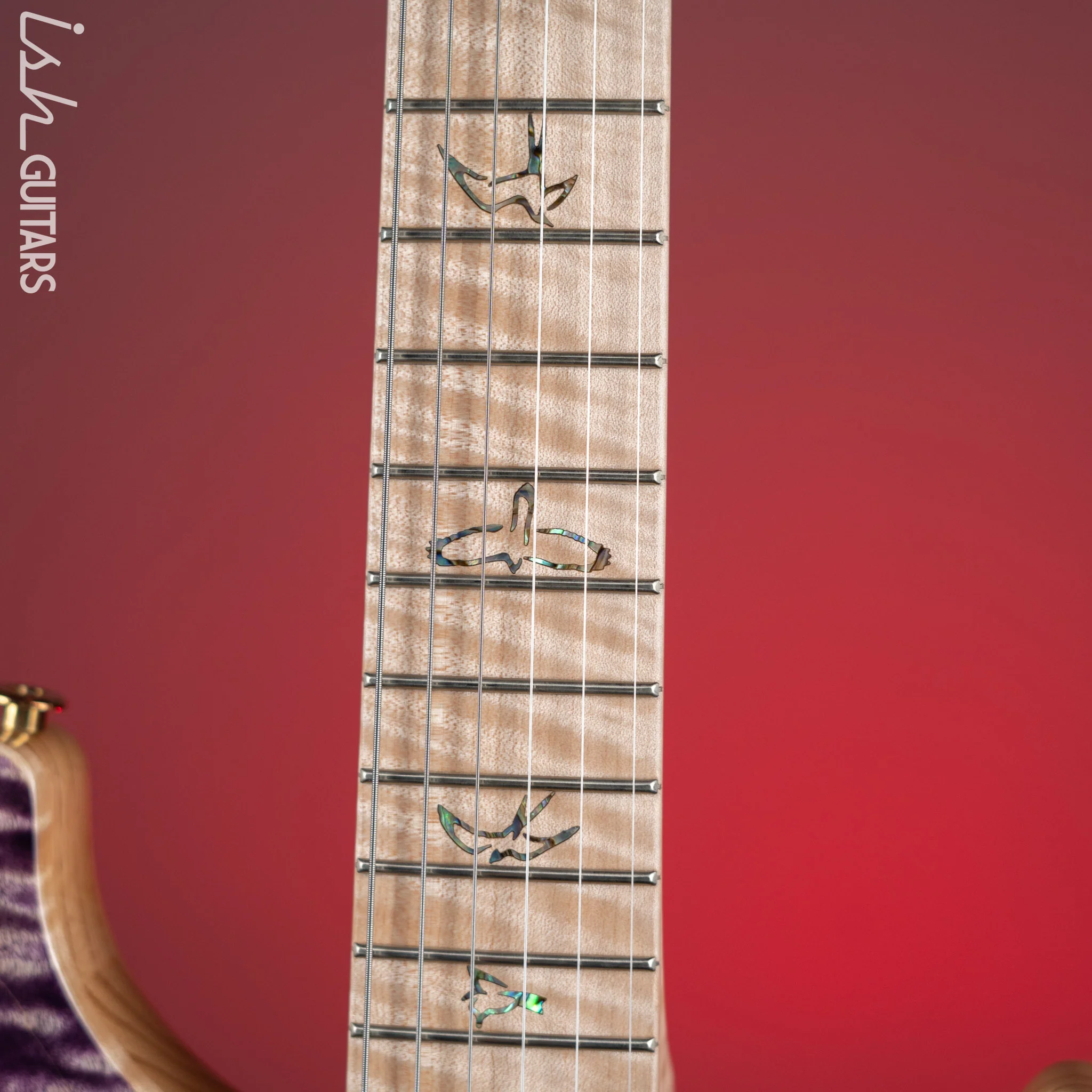 PRS Studio Wood Library 10-Top Faded Purple - Image 5