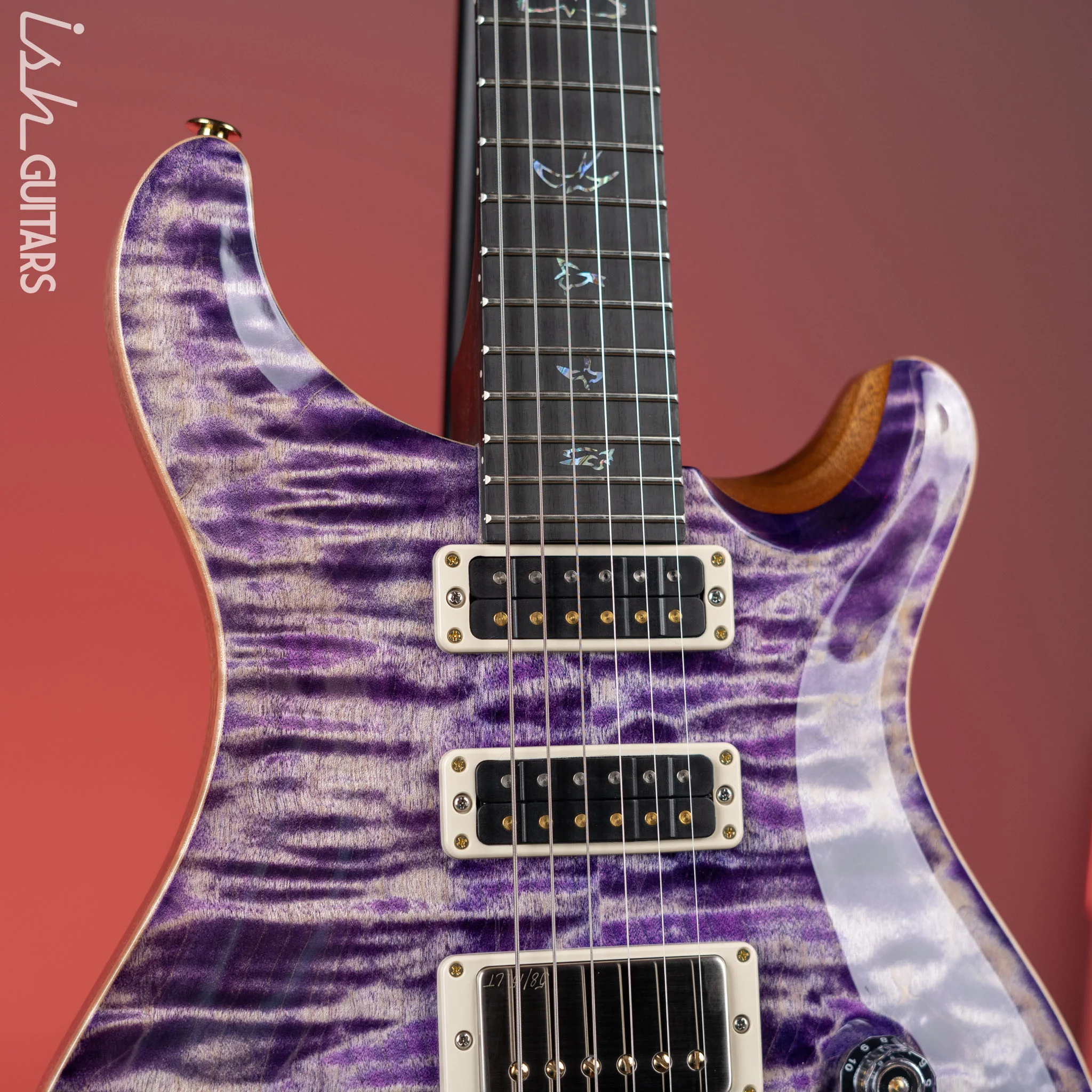 PRS Studio Wood Library 10-Top Faded Purple - Image 3