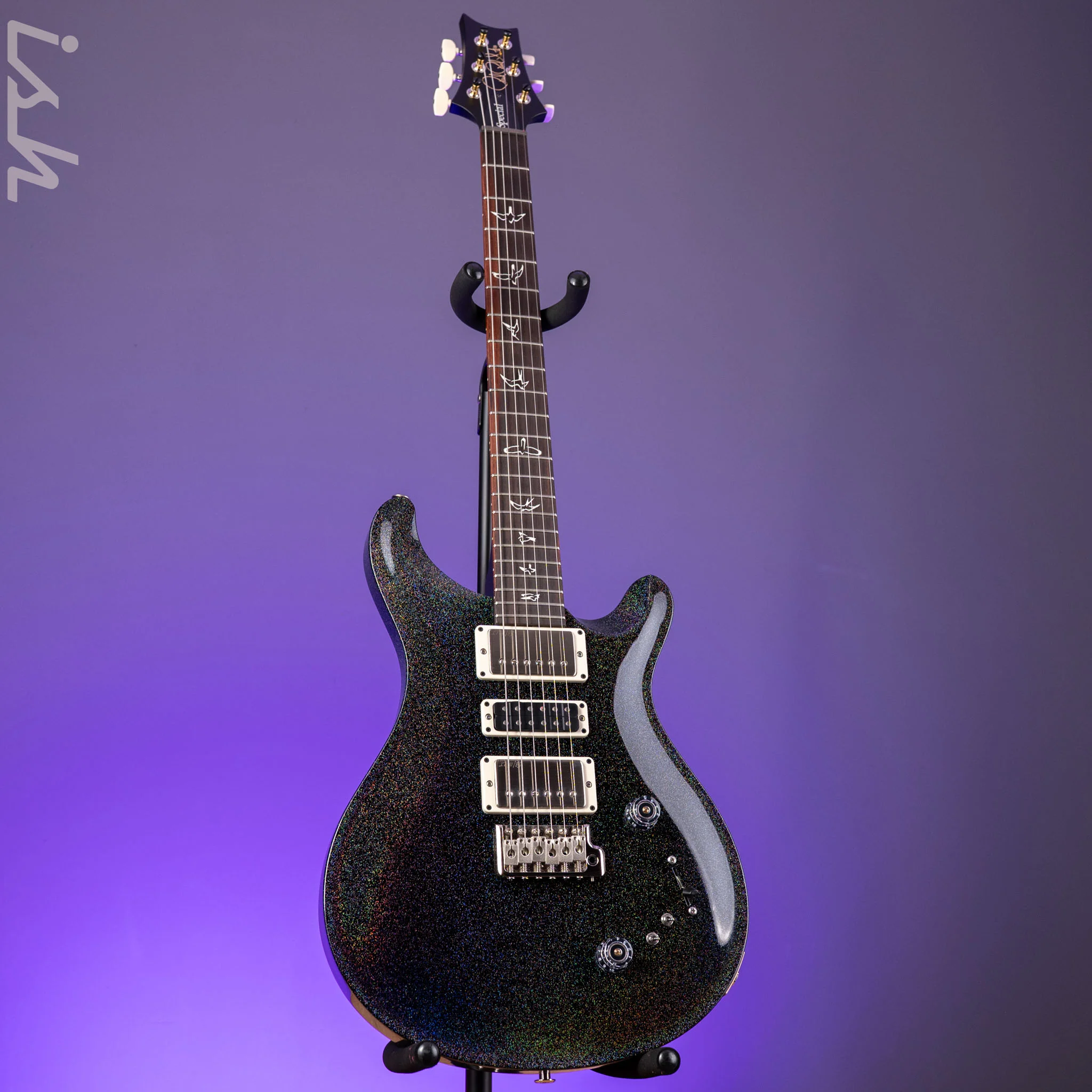 PRS Swamp Ash Special Black Rainbow Hollowflake - Image 2