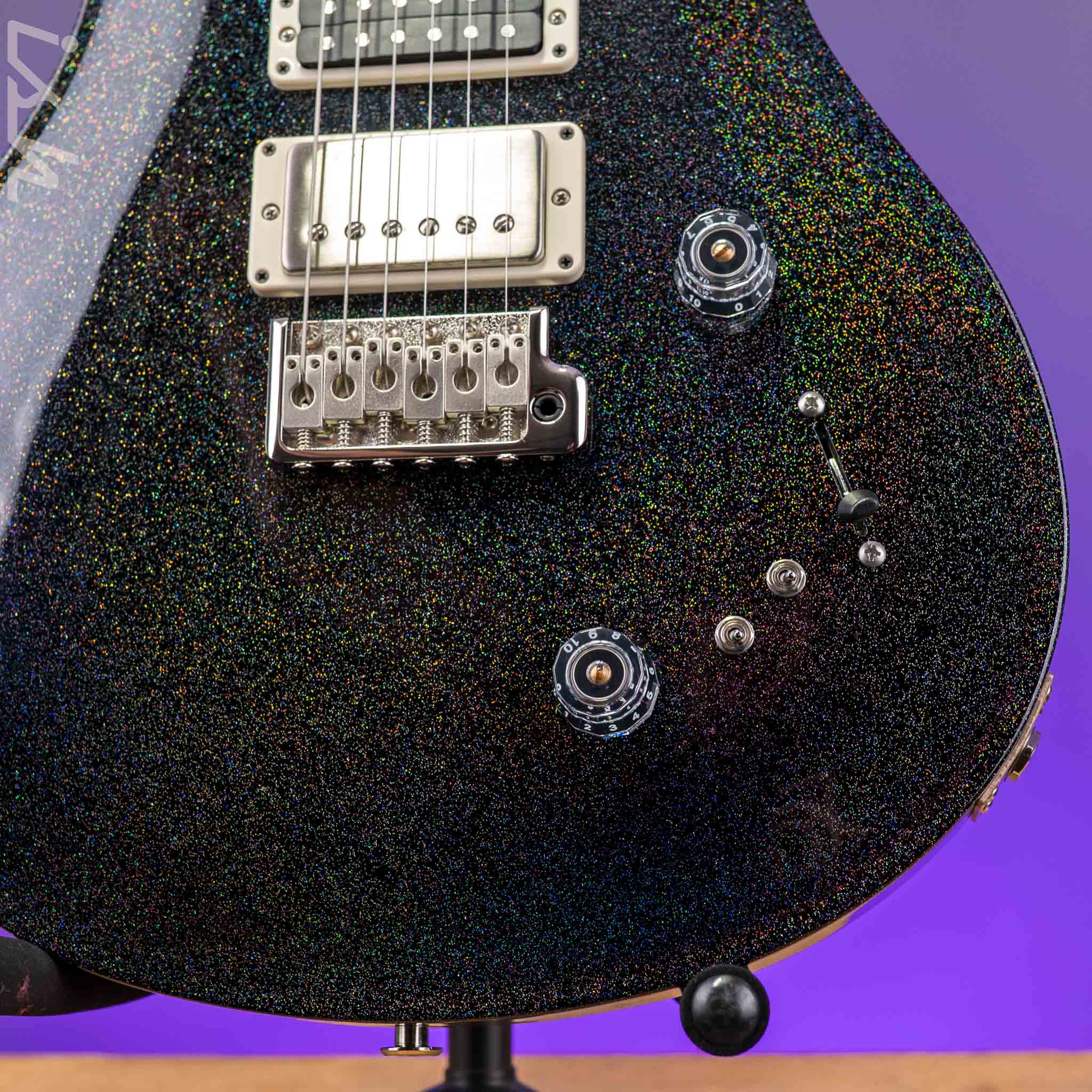 PRS Swamp Ash Special Black Rainbow Holoflake - Image 5