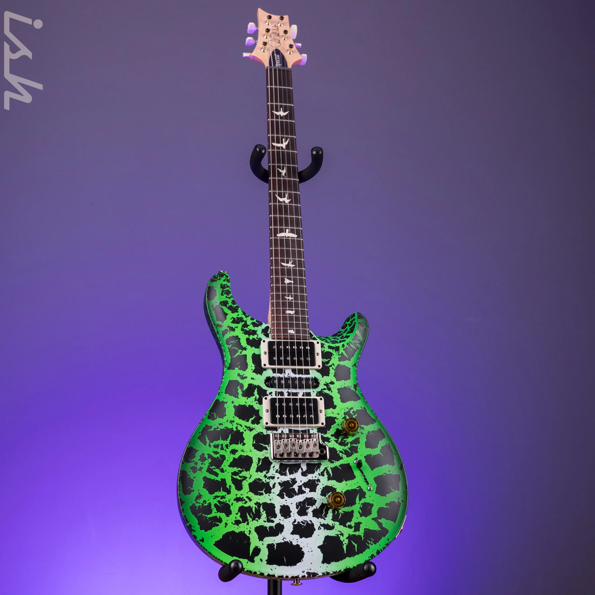 PRS CE 24 Special Limited Edition Green Black Crackle - Image 2