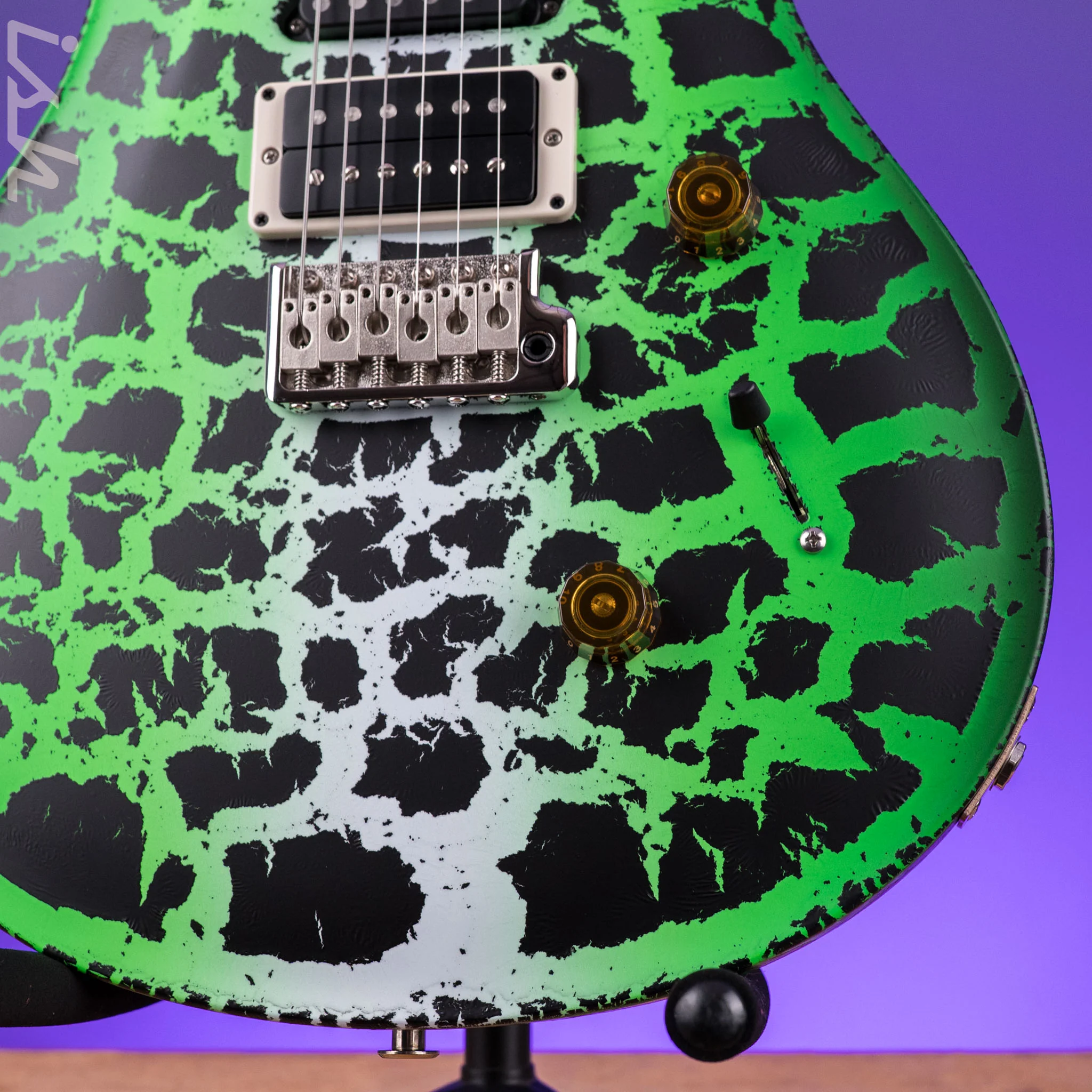 PRS CE 24 Special Limited Edition Green Black Crackle - Image 5