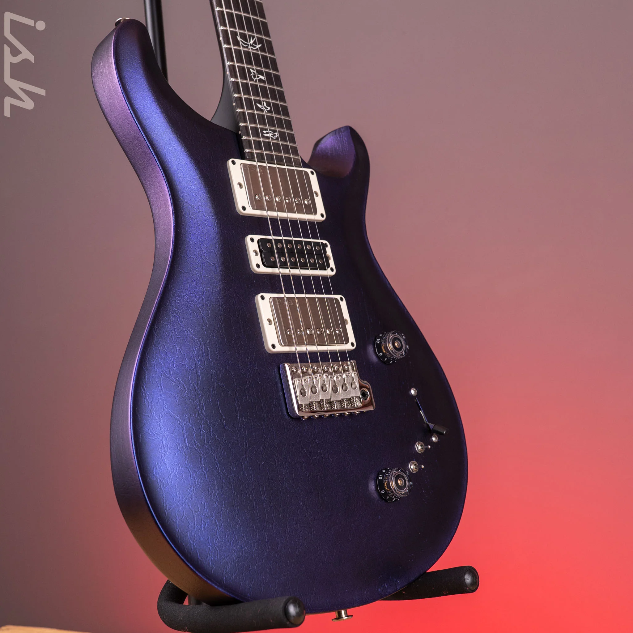 PRS Swamp Ash Special Midnight Metallic Crackle w/ Black Satin Neck  Sprayer's Choice - Image 3