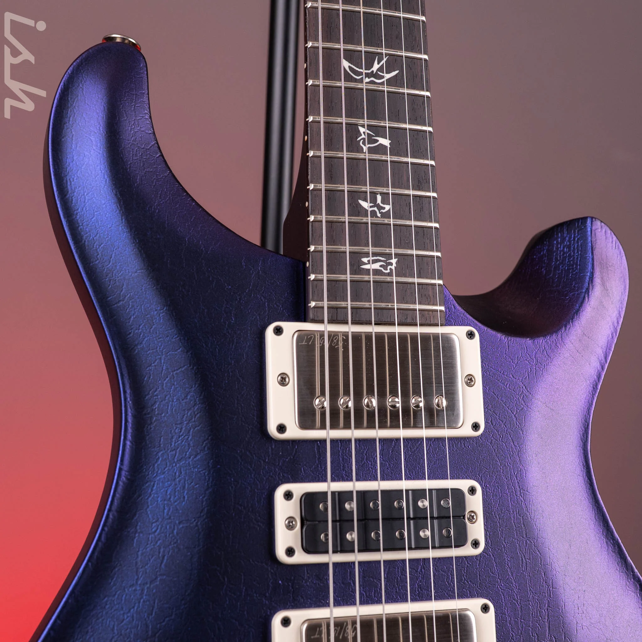 PRS Swamp Ash Special Midnight Metallic Crackle w/ Black Satin Neck  Sprayer's Choice - Image 4