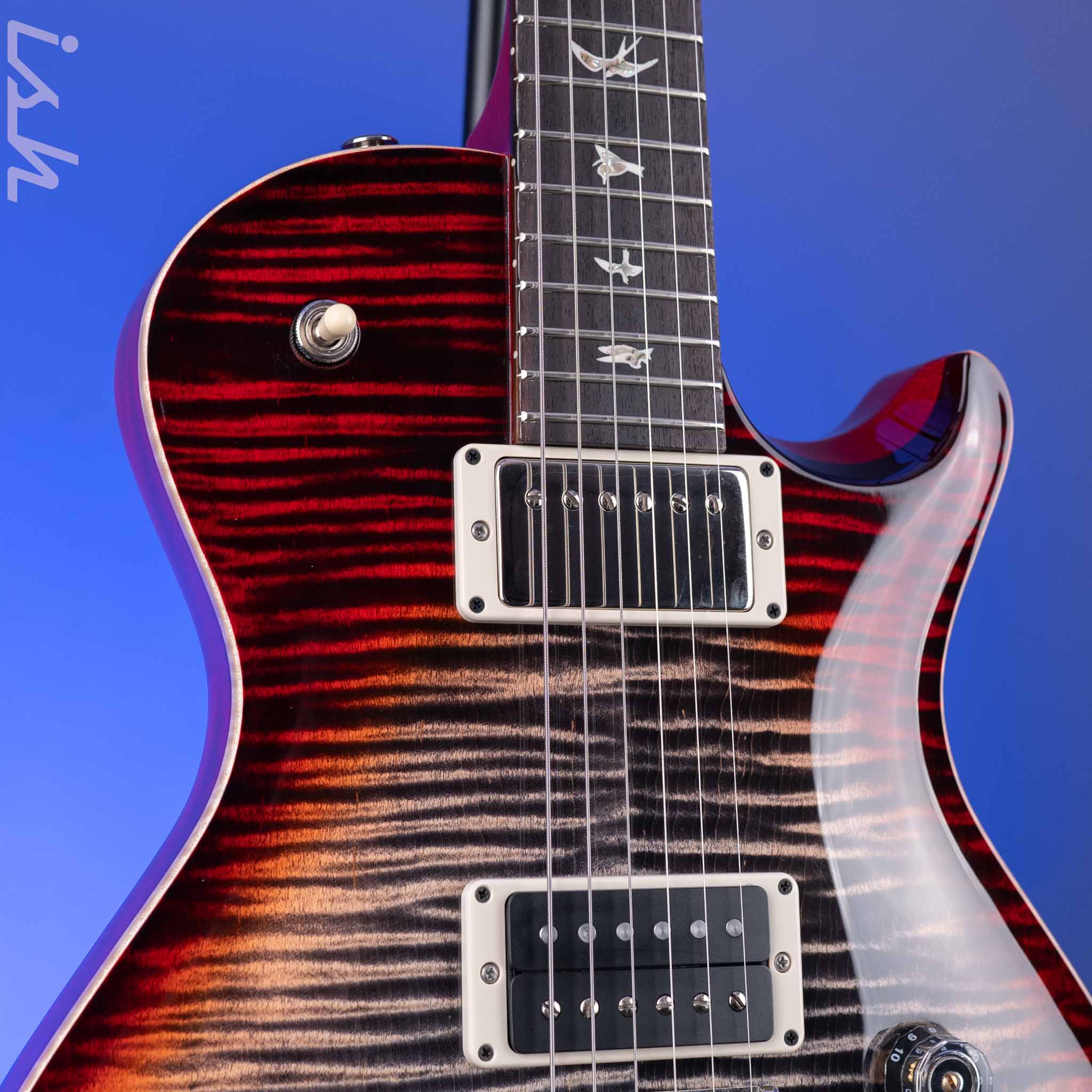 PRS Tremonti Signature Charcoal Cherry Sunburst Tremolo - Image 3