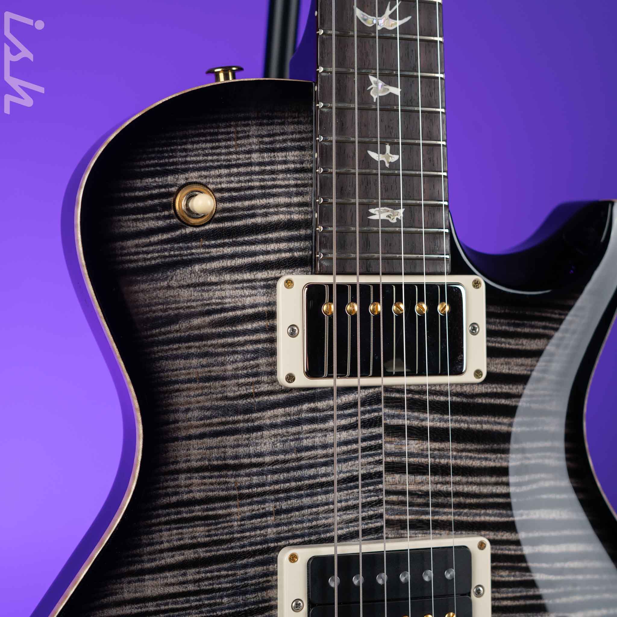 PRS Tremonti Signature Stoptail Charcoal Contour Burst 10-Top - Image 3