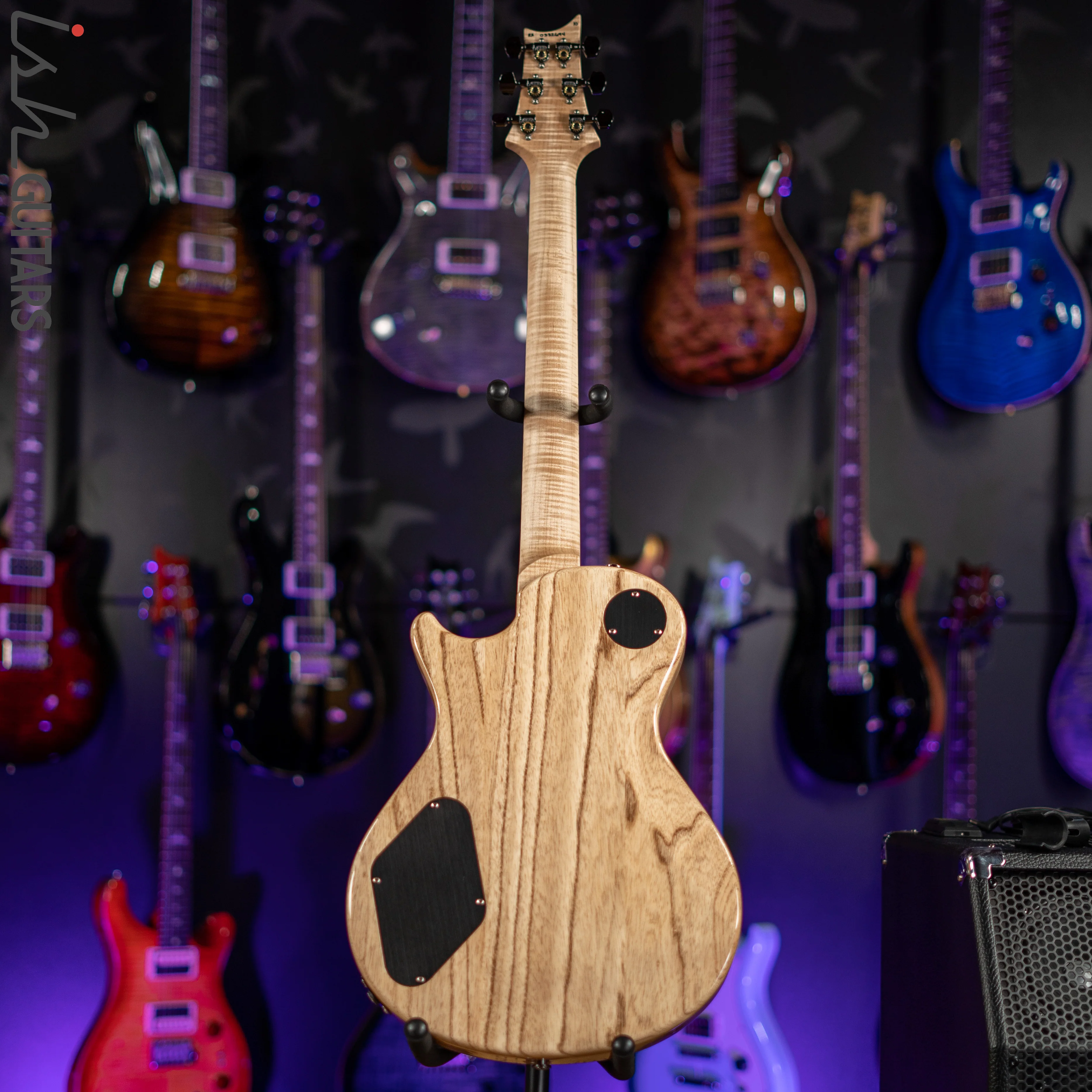 PRS Tremonti Stoptail Wood Library Charcoal Burst 10 Top Quilt - Image 6