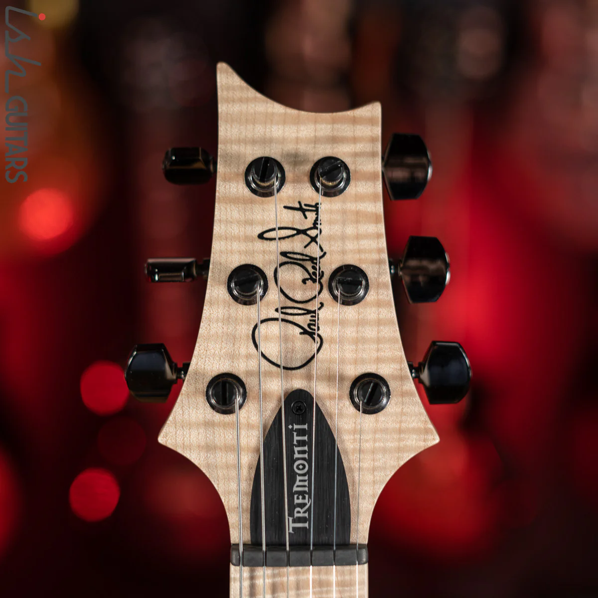 PRS Tremonti Stoptail Wood Library Makena Blue Burst 10 Top Quilt - Demo - Image 8