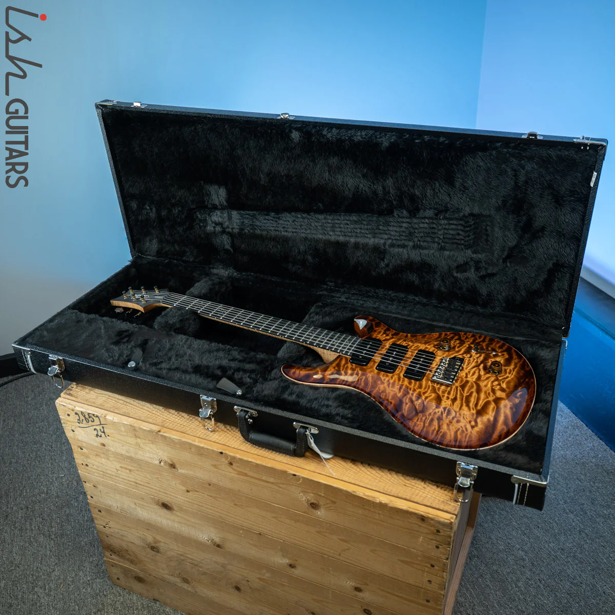 PRS Wood Library Custom 22 Soapbar Copperhead Burst - Image 12