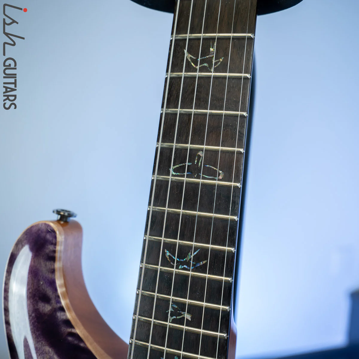 PRS Wood Library Custom 22 Soapbar Faded Purple One-Piece - Image 6