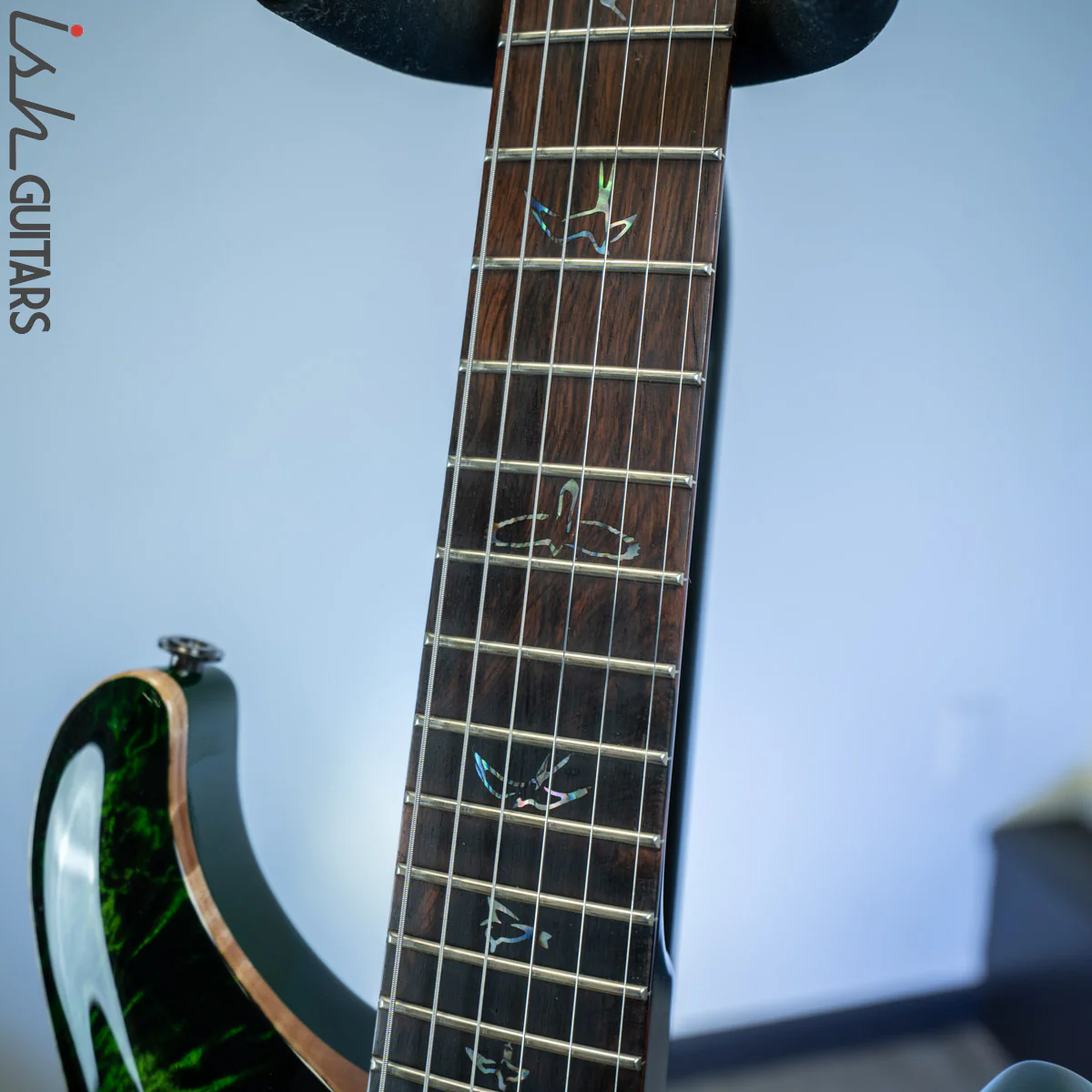 PRS Wood Library Custom 22 Soapbar Jade Green Burst - Image 6