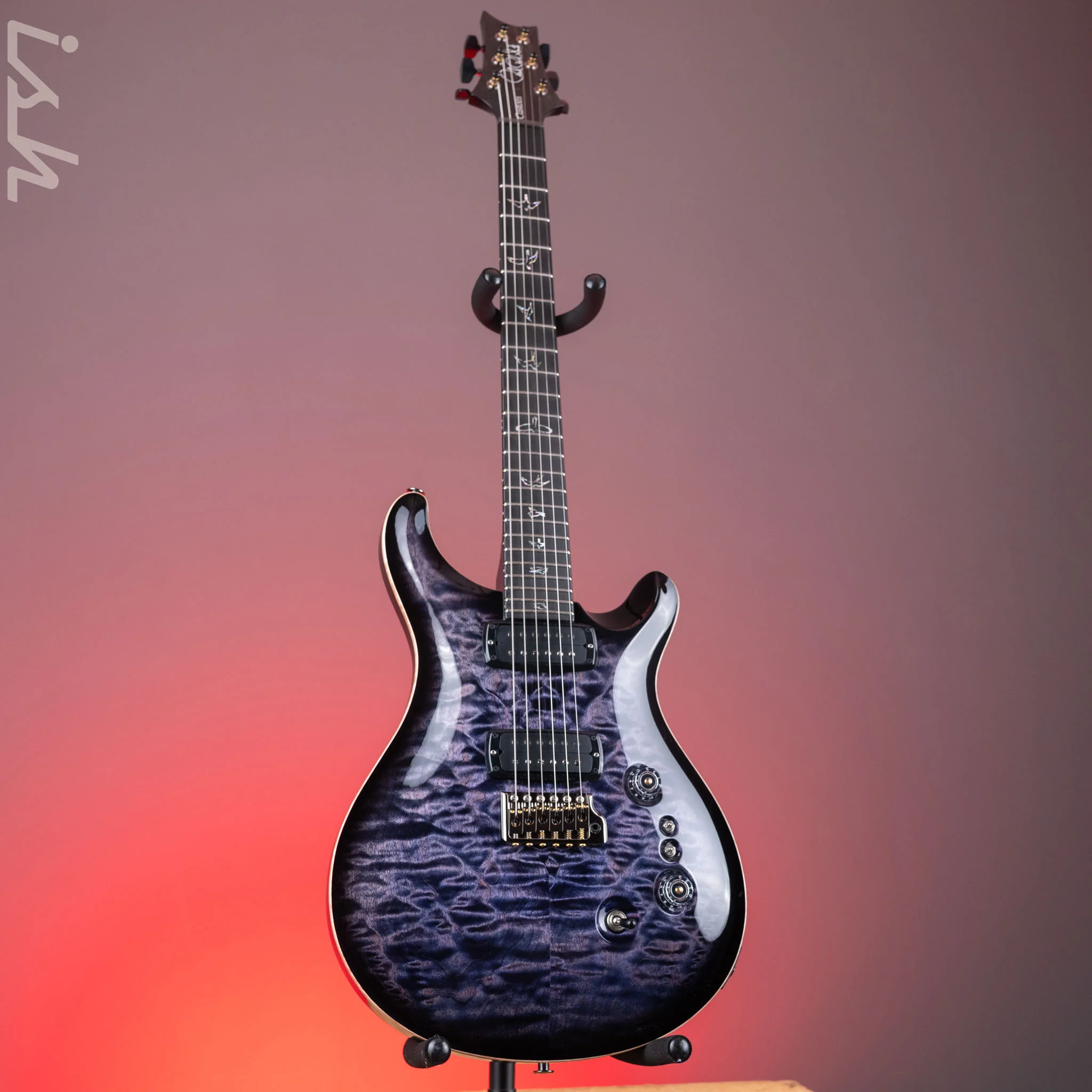 PRS Wood Library Custom 24-08 10-Top Quilt Purple Mist - Image 2