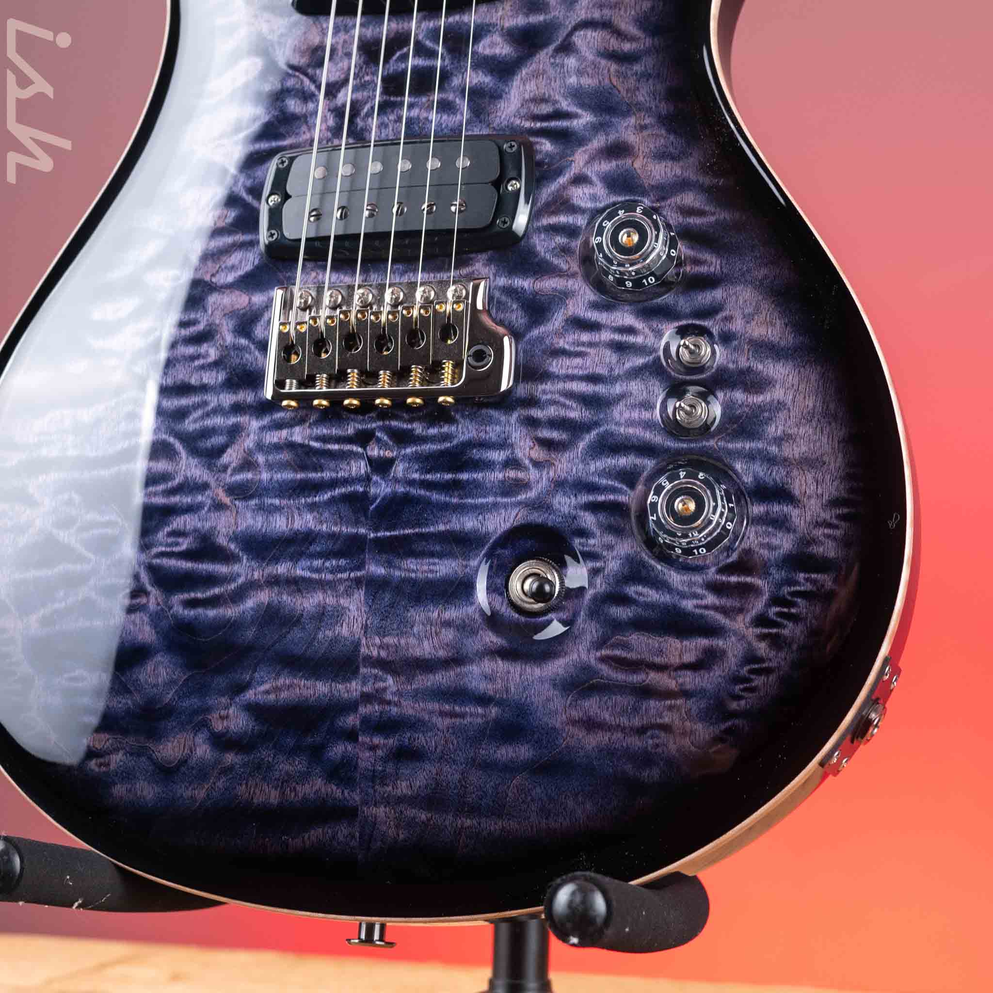 PRS Wood Library Custom 24-08 10-Top Quilt Purple Mist - Image 4