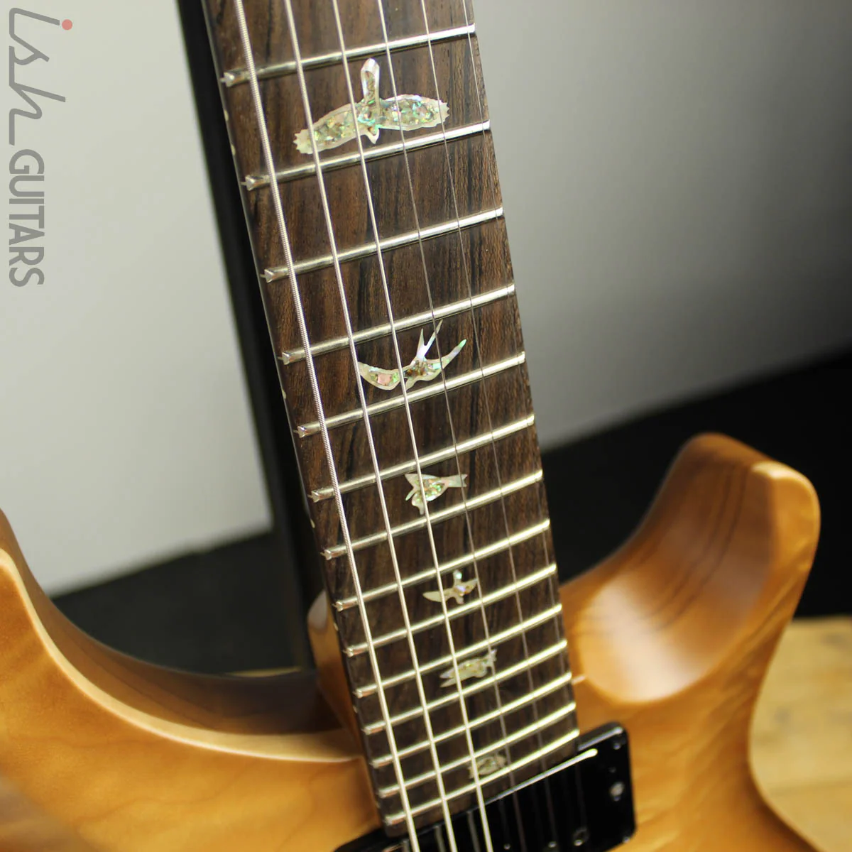 2019 PRS Wood Library Custom 24-08 10 Top Quilted Maple Vintage Natural Satin - Image 6