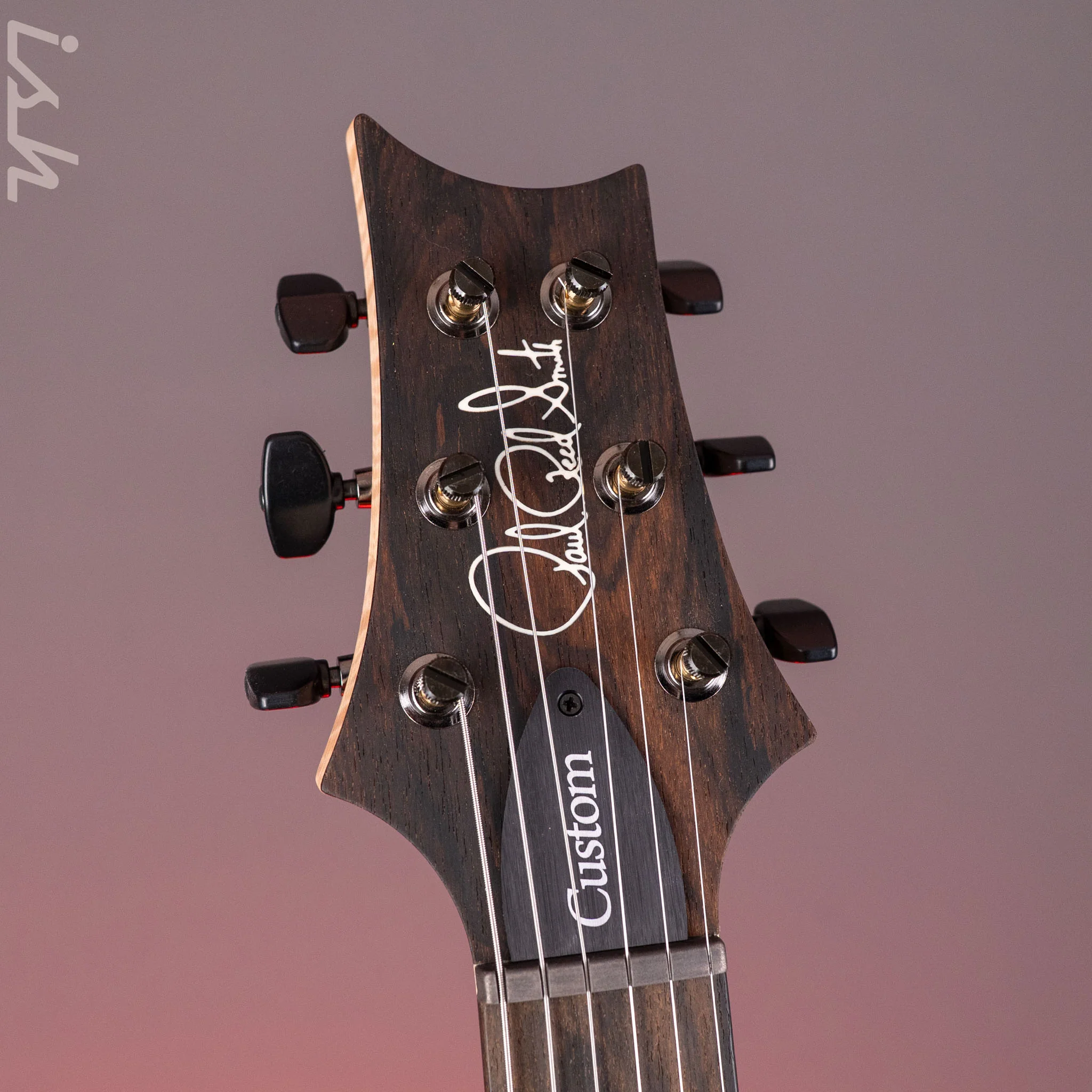 PRS Wood Library Custom 24-08 Mango Top Opaque Blue Holoflake - Image 7