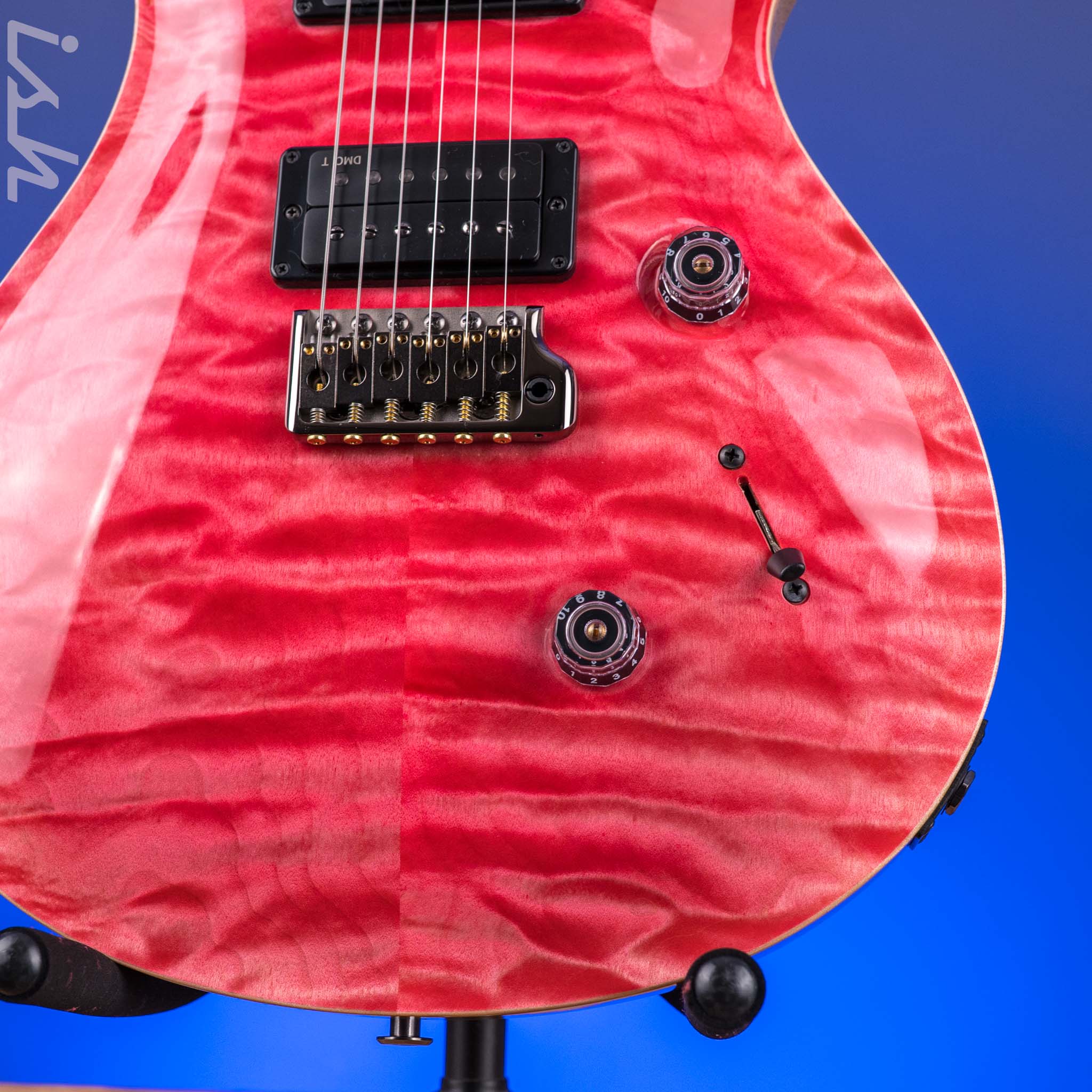 PRS Wood Library Custom 24 10-Top Bonnie Pink *Brazilian Rosewood Fretboard* - Image 5