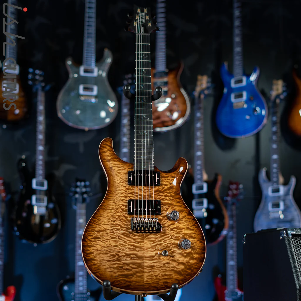 PRS Wood Library Custom 24 Copperhead Burst 10 Top Quilt Figured Maple Neck - Image 2