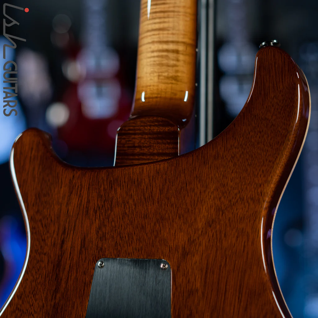 PRS Wood Library Custom 24 Copperhead Burst 10 Top Quilt Figured Maple Neck - Image 9