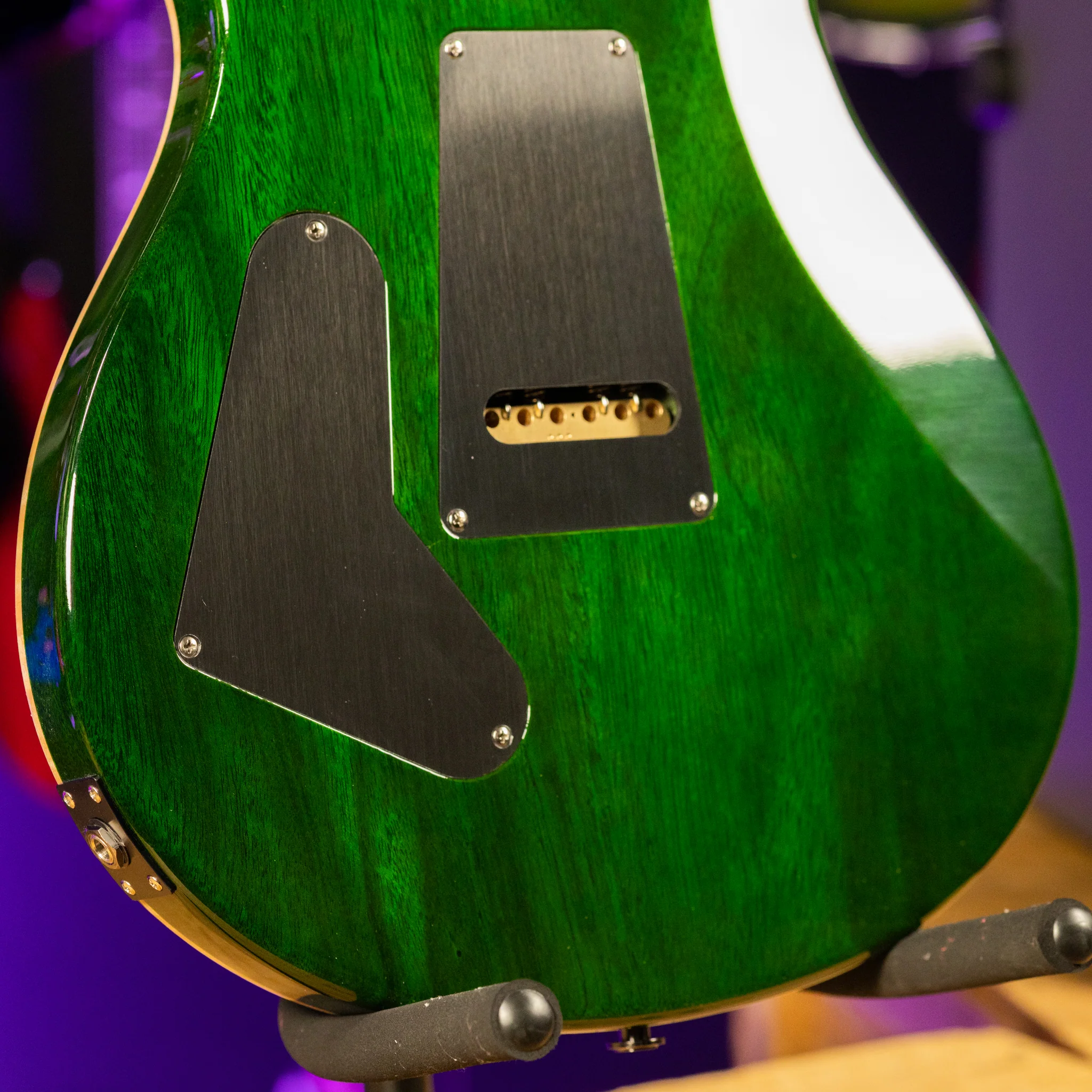 PRS Wood Library Custom 24 Jade w/ Green Burst 10 Top Quilt - Image 12