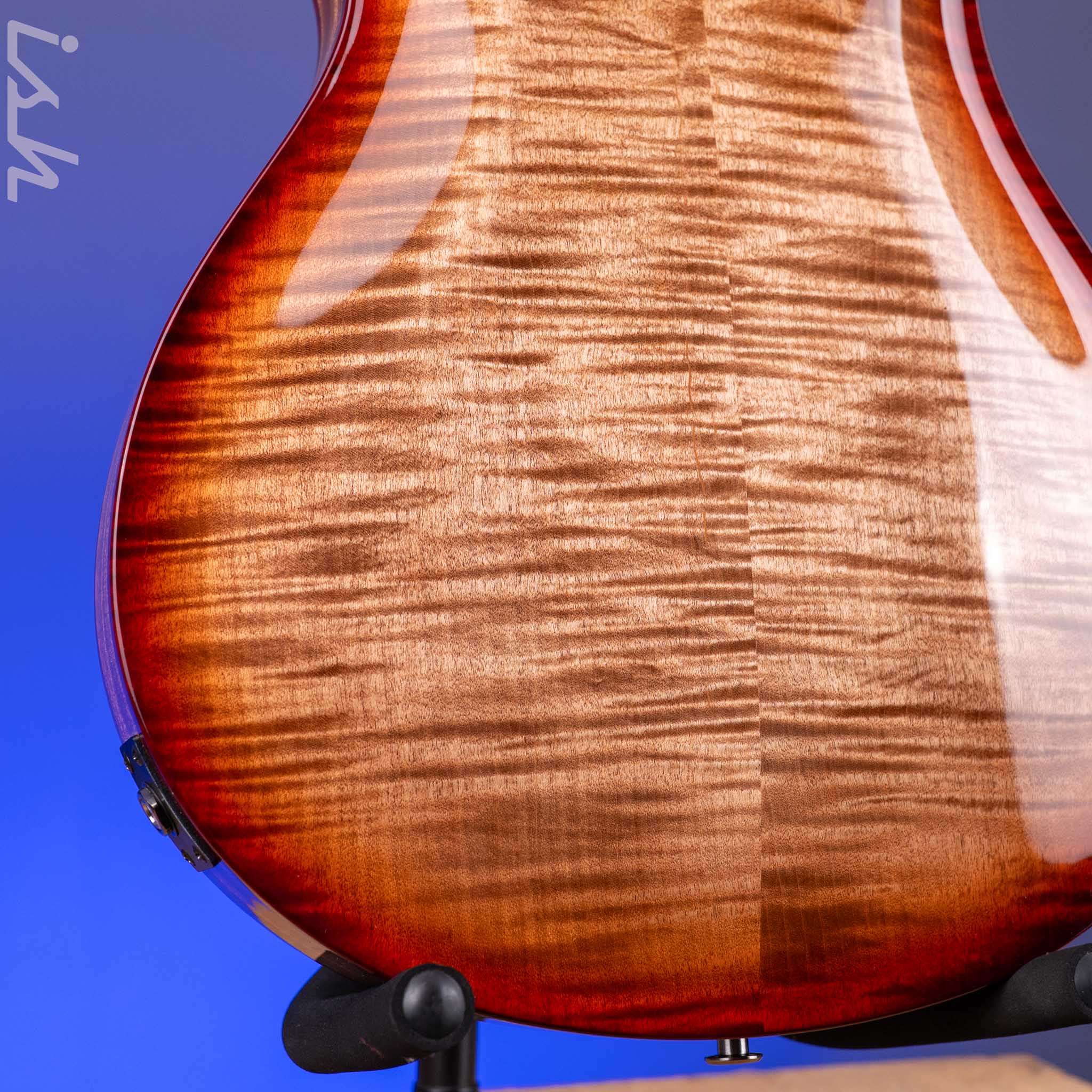PRS Wood Library Hollowbody II 594 10-Top Brazilian RW Fretboard Autumn Burst Custom Color - Image 11
