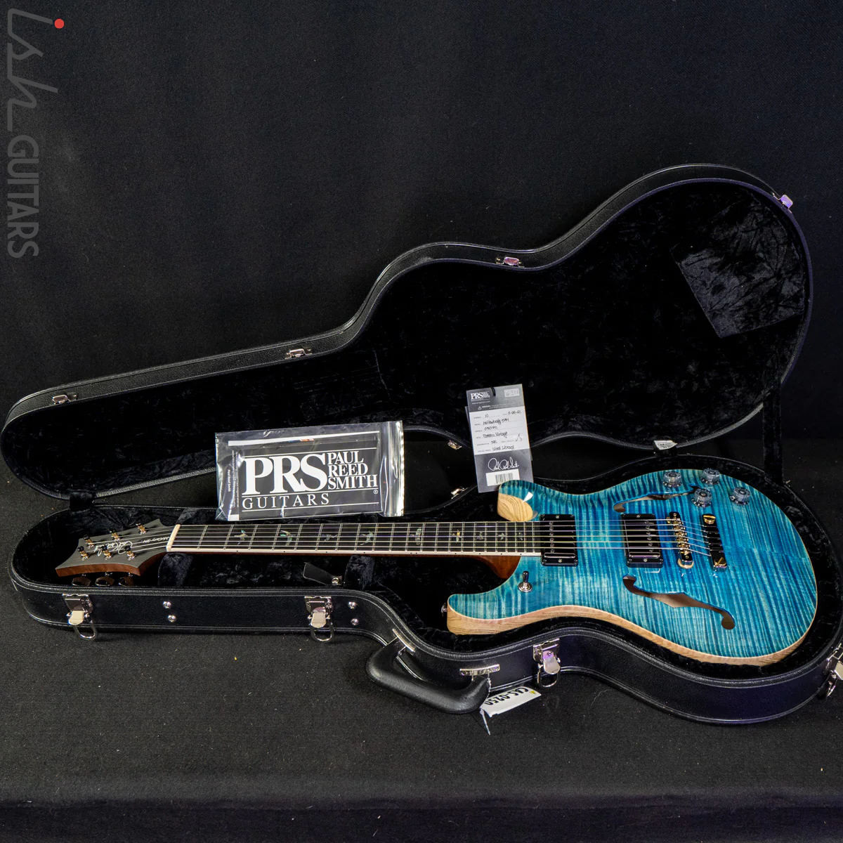 PRS McCarty 594 Hollowbody II Wood Library Aquableux 10 Top - Image 15