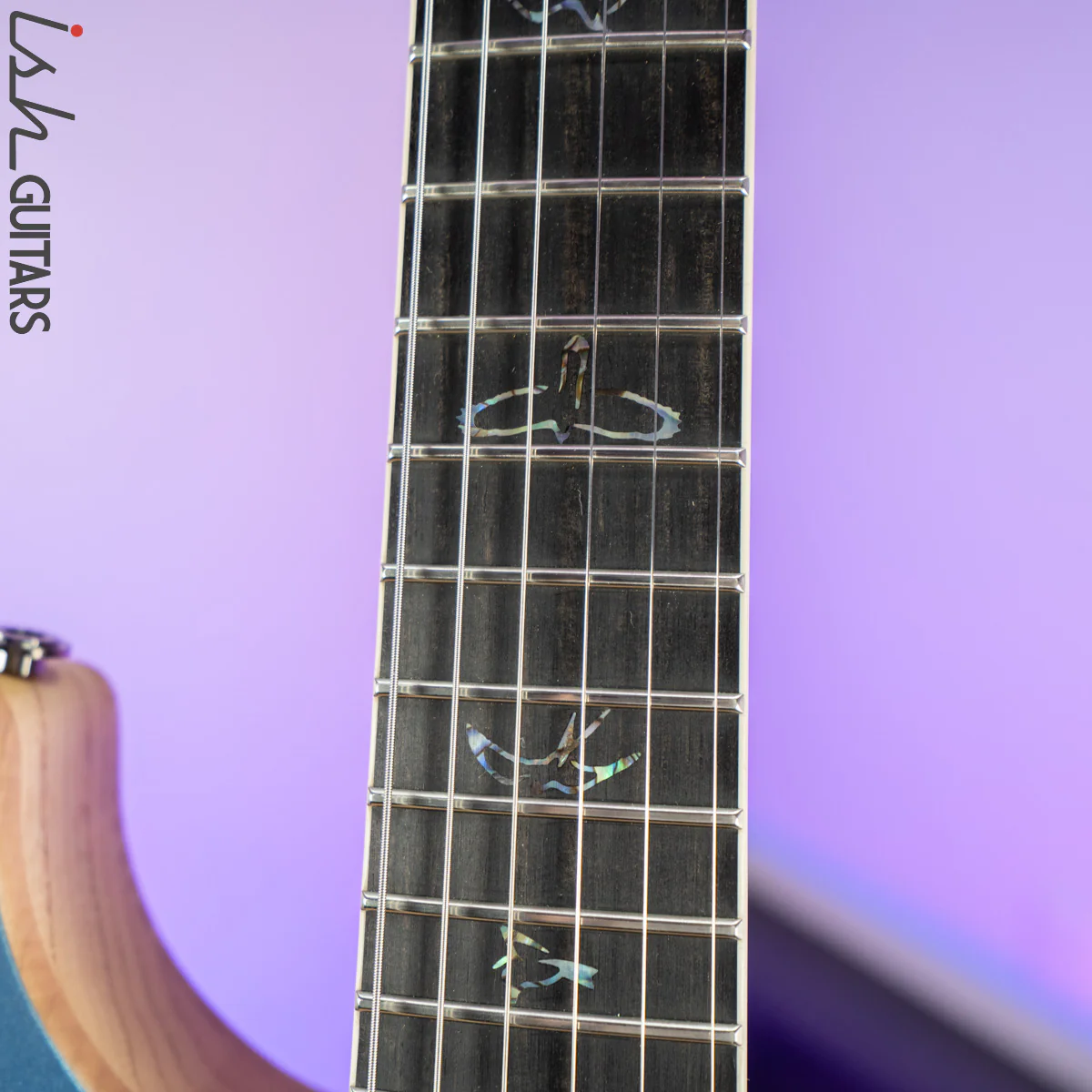 PRS McCarty 594 Hollowbody II Wood Library Frost Blue Metallic Satin - Image 6