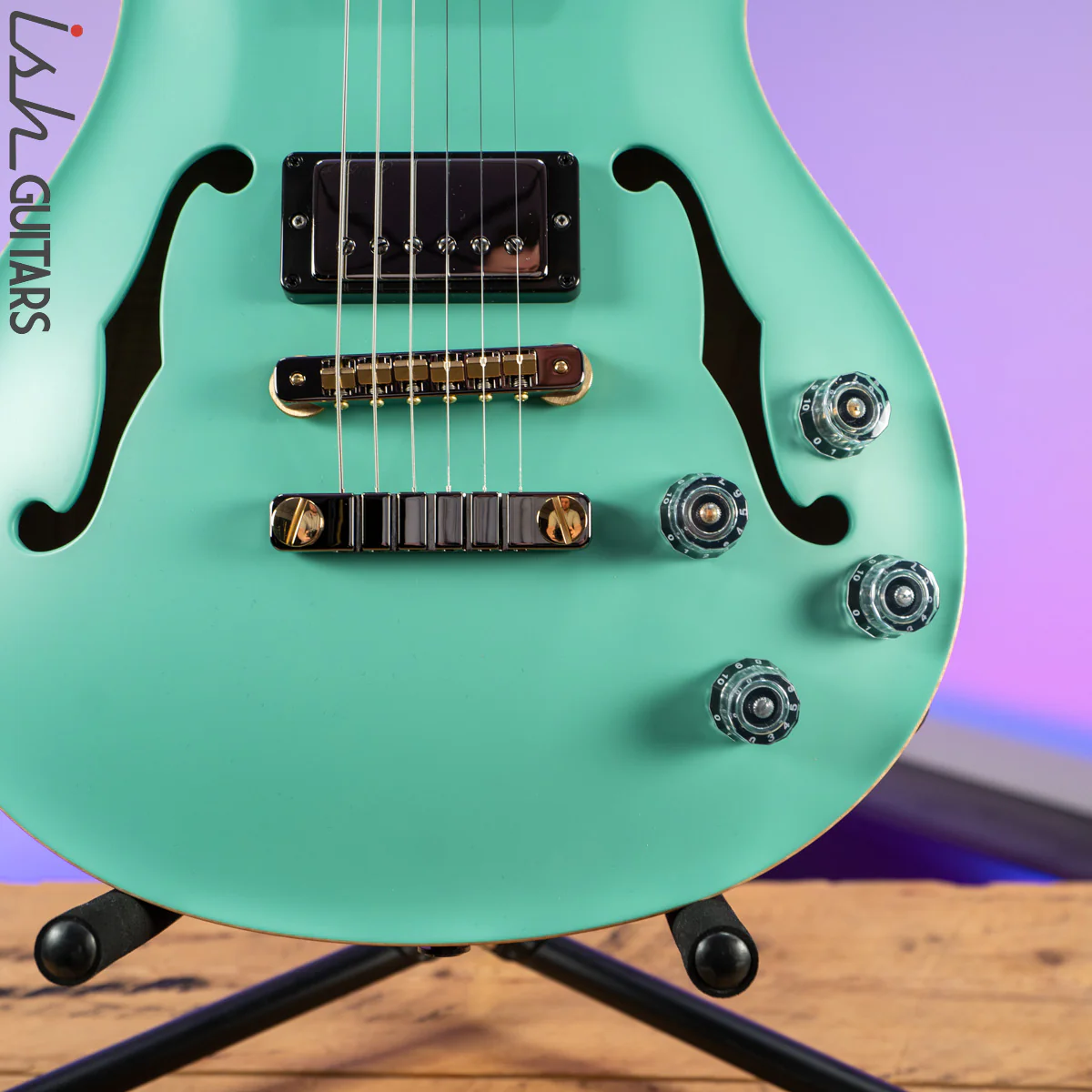 PRS McCarty 594 Hollowbody II Wood Library Seafoam Green Satin - Image 4