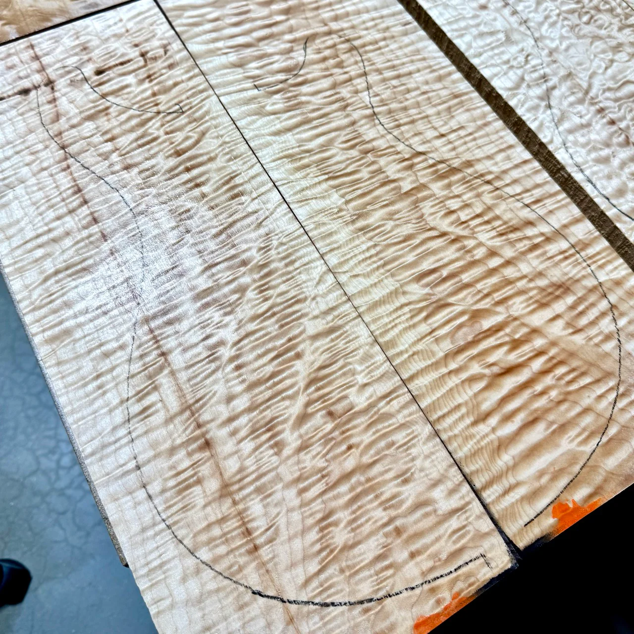PRS Wood Library Mark Holcomb 15th Anniversary 10-Top Quilt Midnight Orchid Fade - Coming Soon! - Image 6