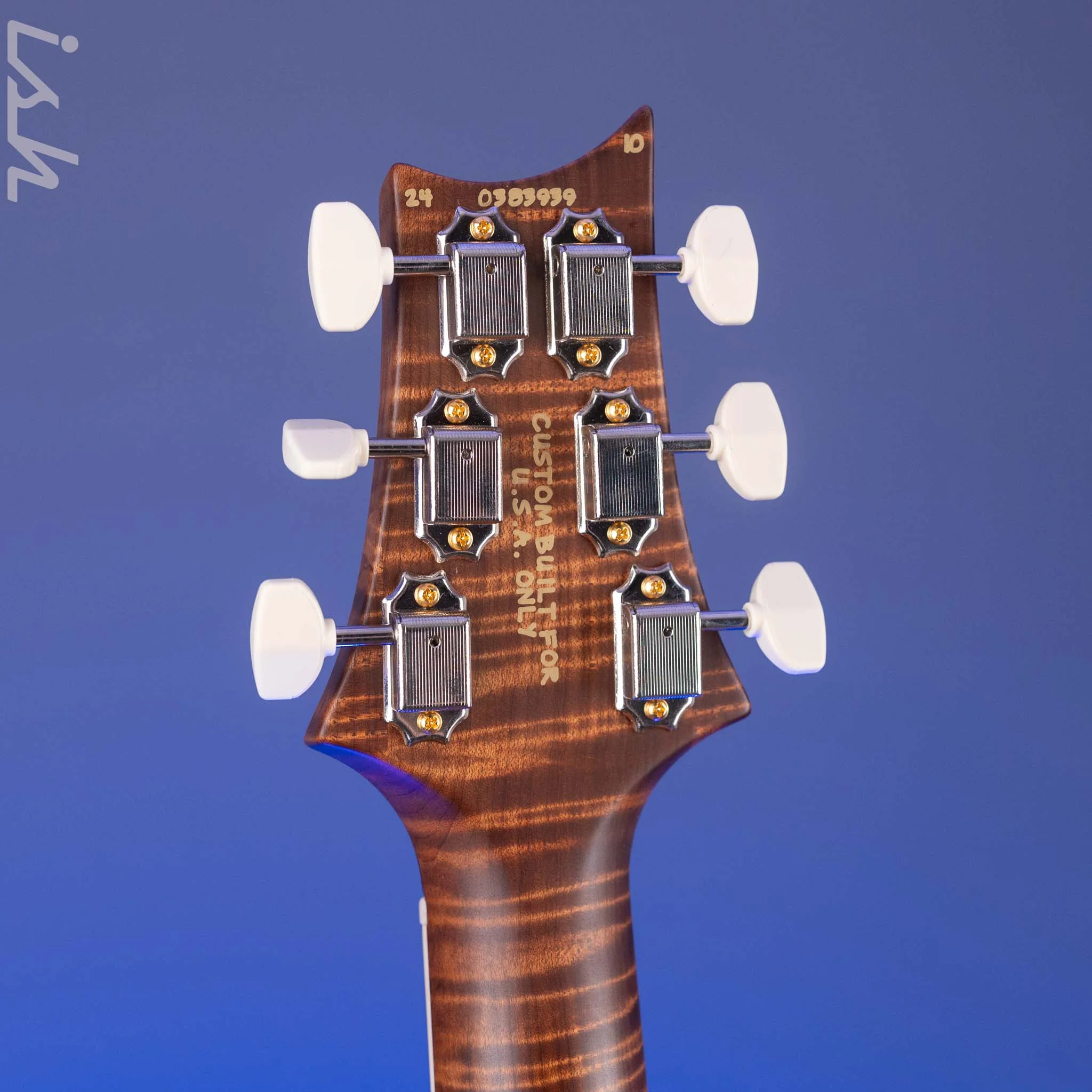 PRS Wood Library McCarty 594 Quilt 10-Top Brazilian Fire Red Burst - Image 10