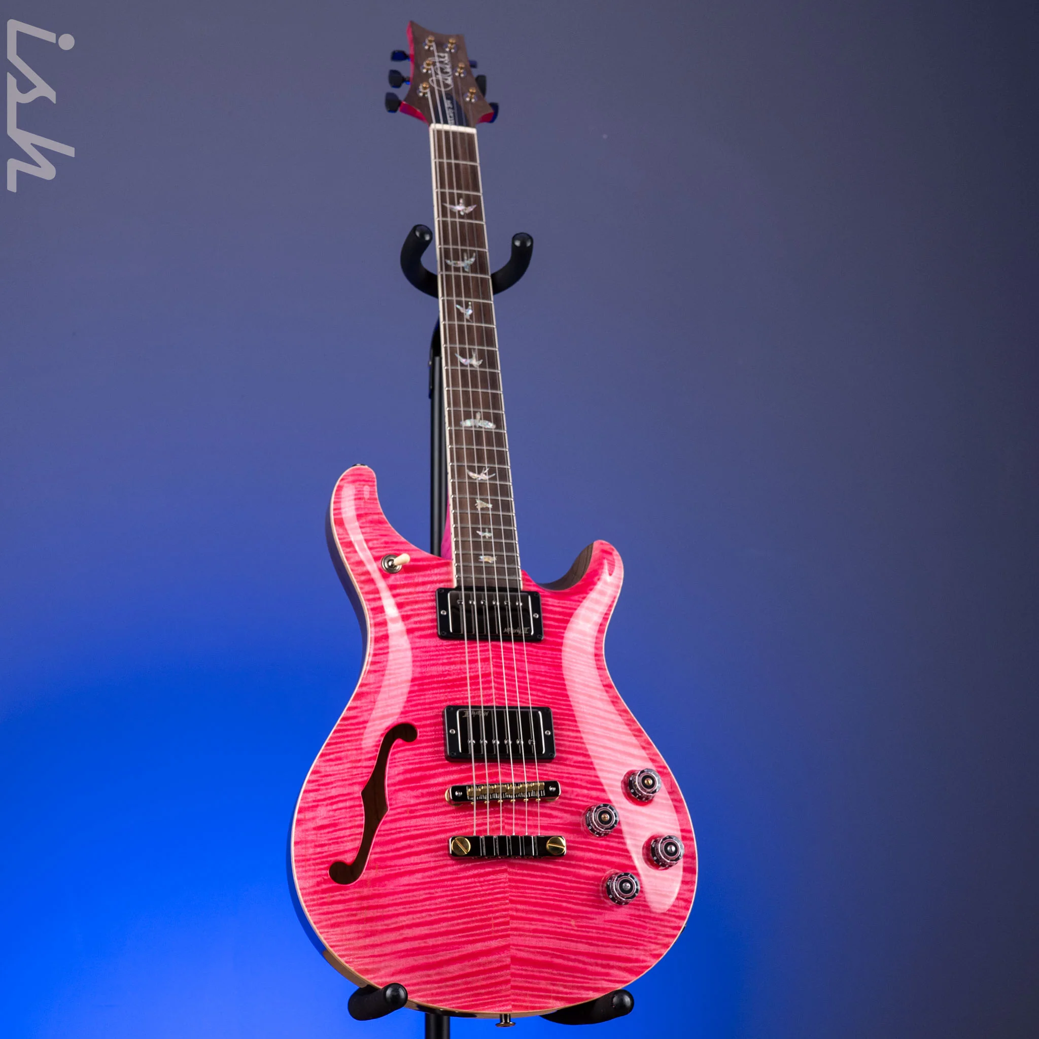 PRS Wood Library McCarty 594 Semi-Hollow Bonnie Pink Artist Grade - Image 2