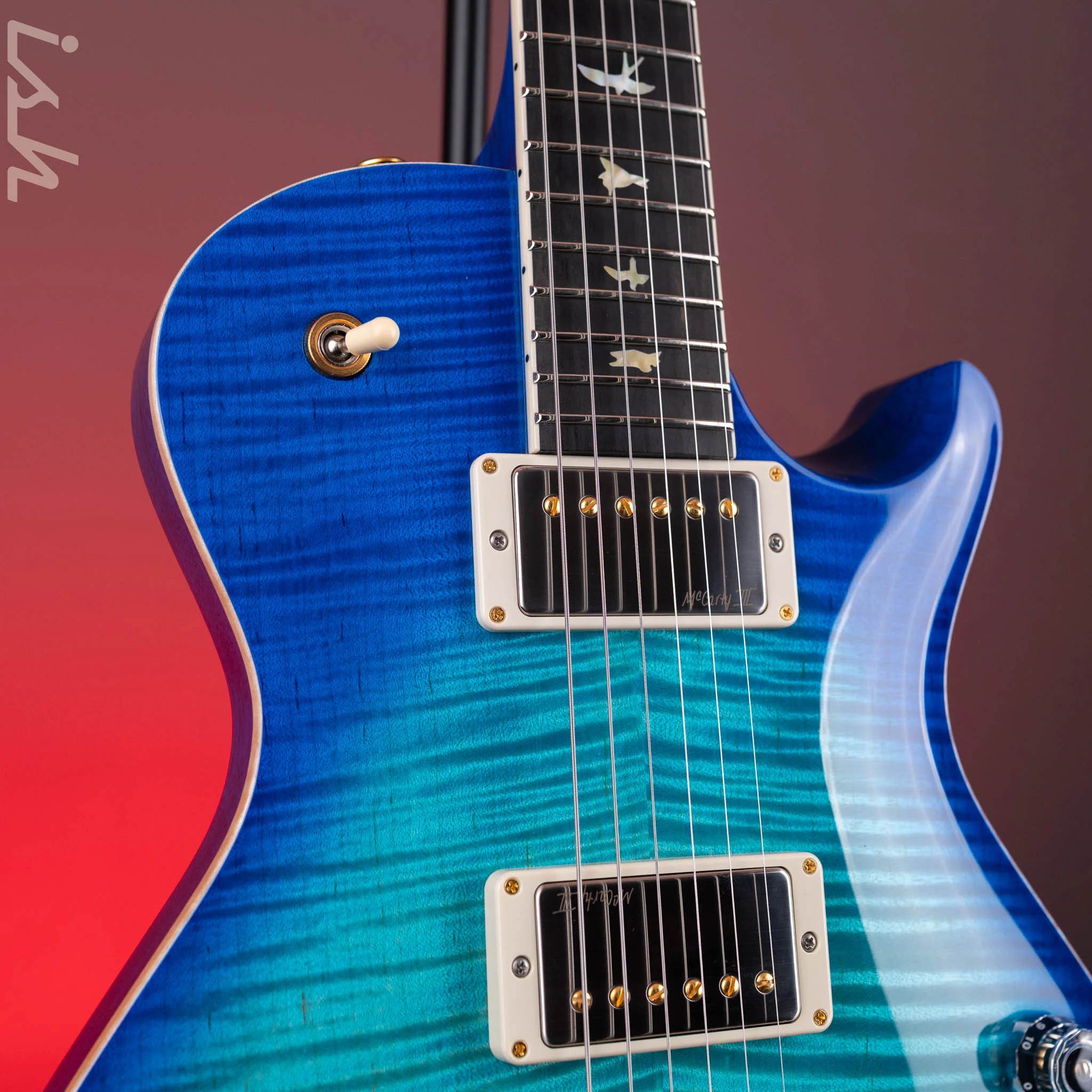 PRS Wood Library McCarty 594 Singlecut 10-Top Makena Blue - Image 4