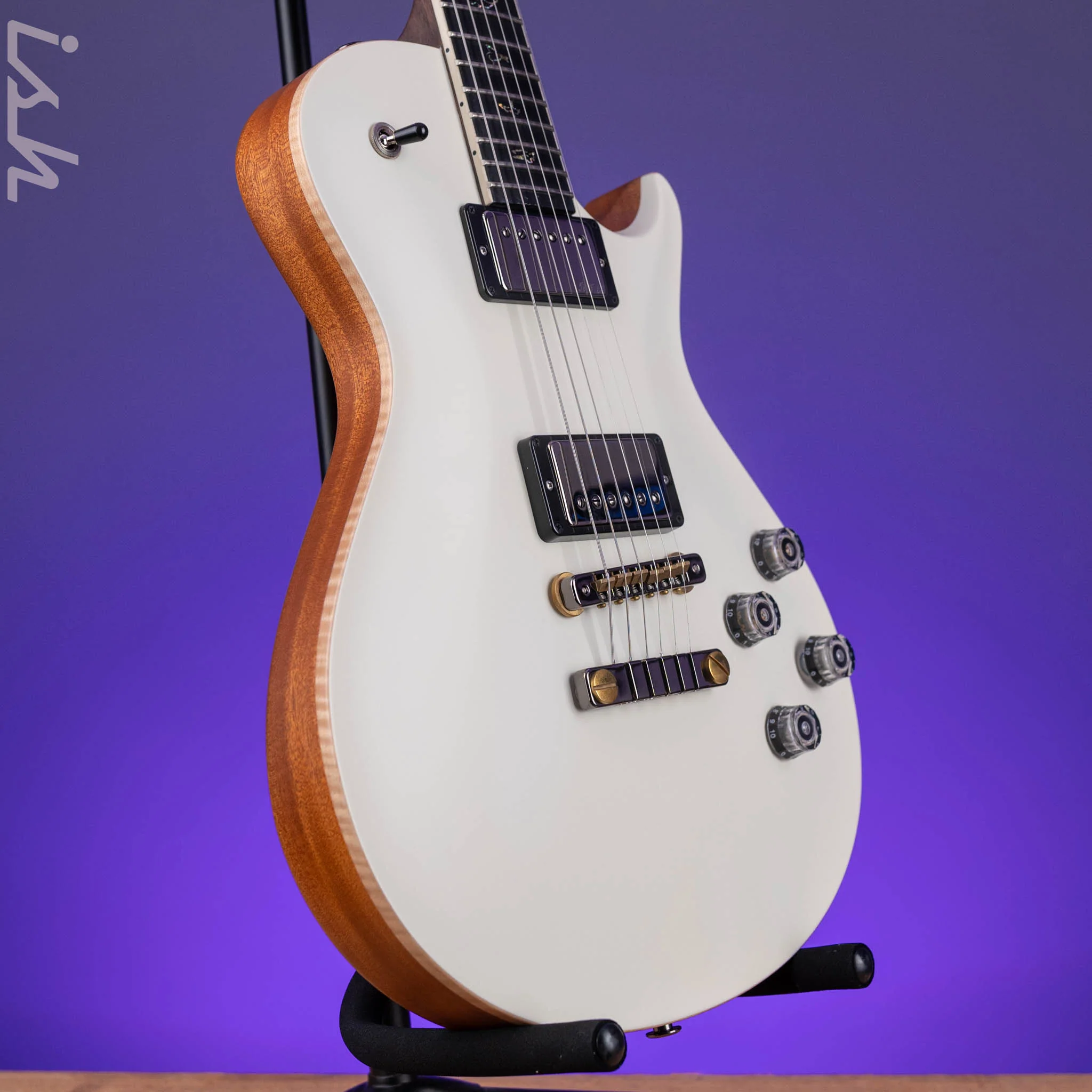 PRS Wood Library McCarty 594 Singlecut East Indian Rosewood Antique White Satin - Image 3