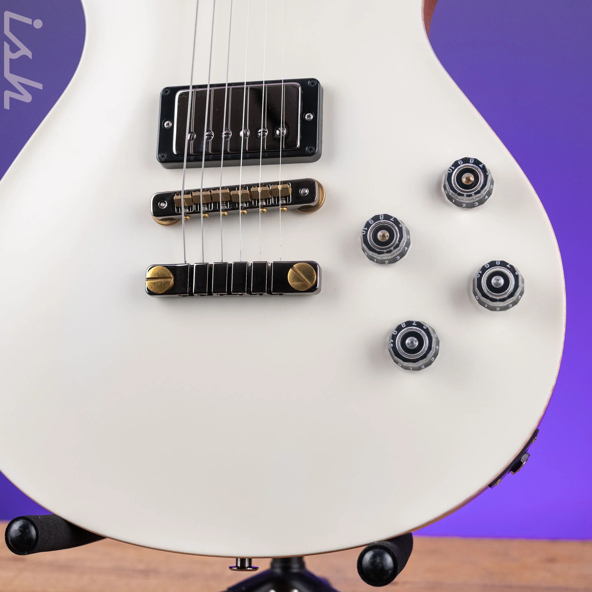 PRS Wood Library McCarty 594 Singlecut East Indian Rosewood Antique White Satin - Image 5