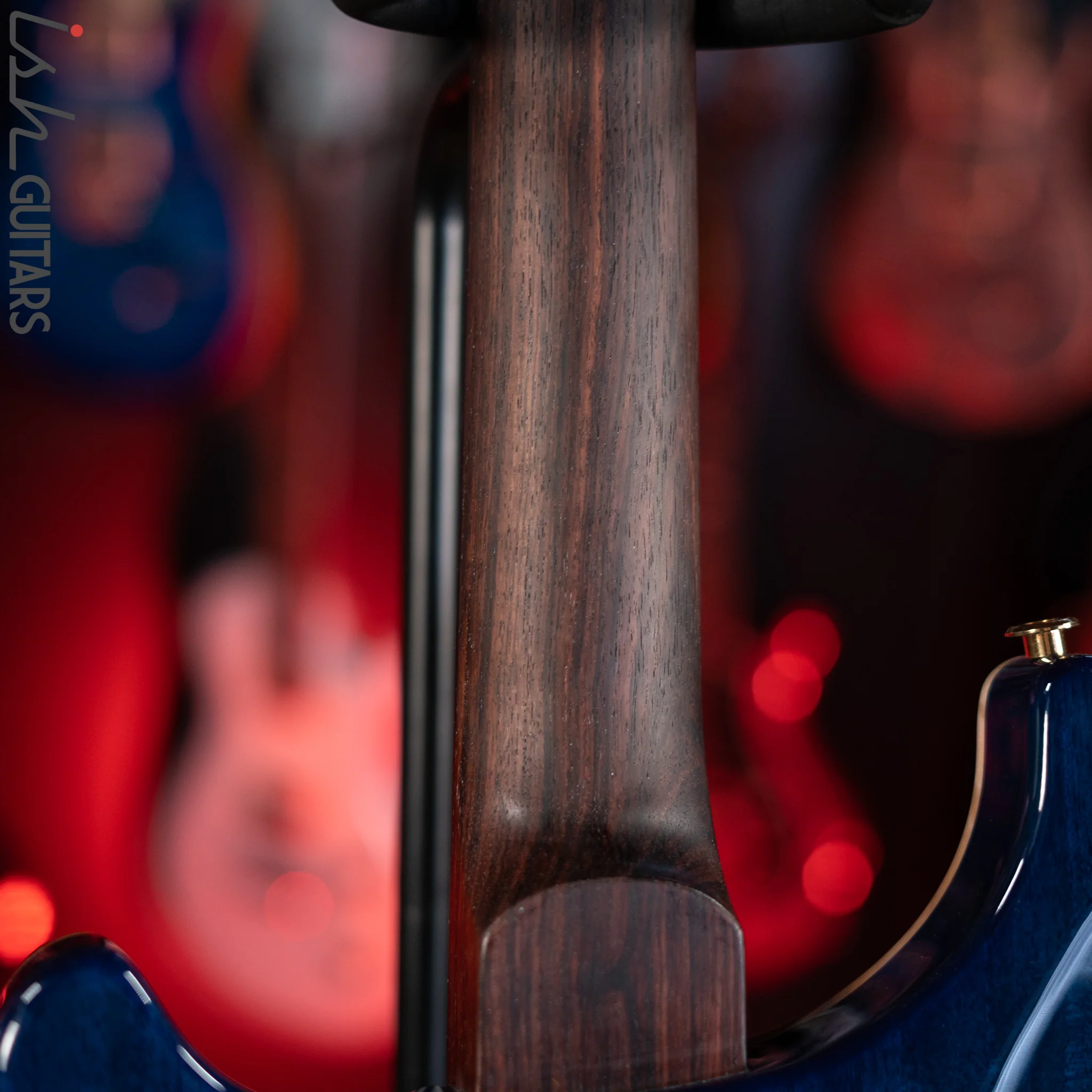PRS Wood Library Modern Eagle V 10 Top Flame River Blue w/ Blue Burst - Image 11