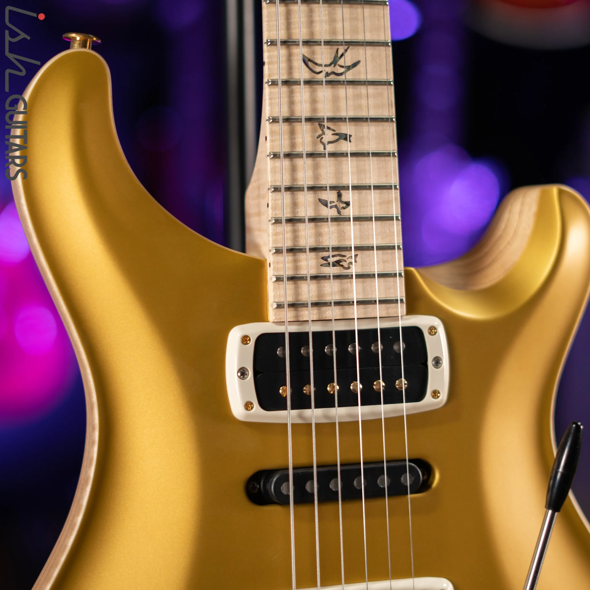 PRS Wood Library Modern Eagle V Gold Top Satin - Image 3