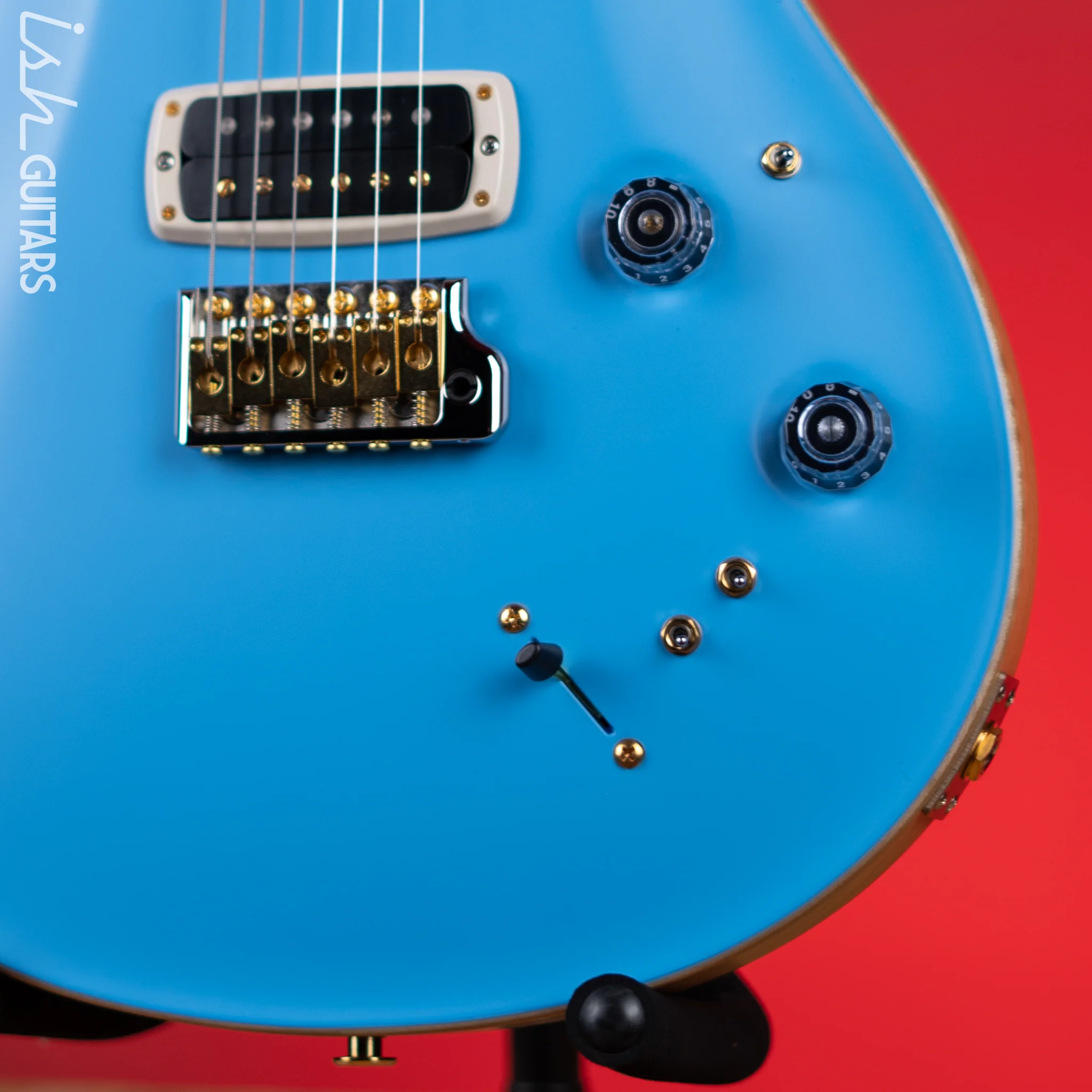PRS Wood Library Modern Eagle V Satin Powder Blue - Image 4