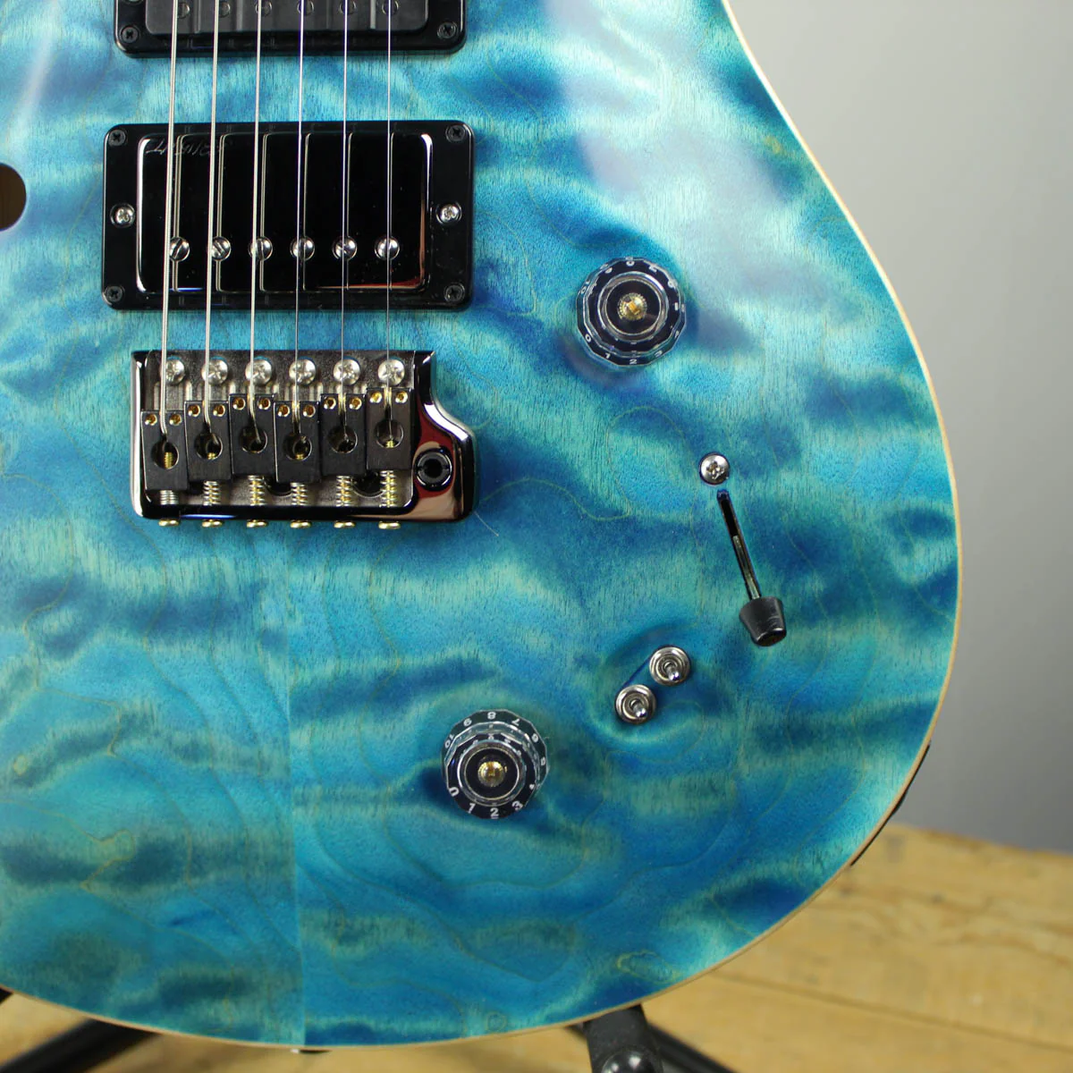 2019 PRS Wood Library Special 22 Aquabluex Satin - Image 4