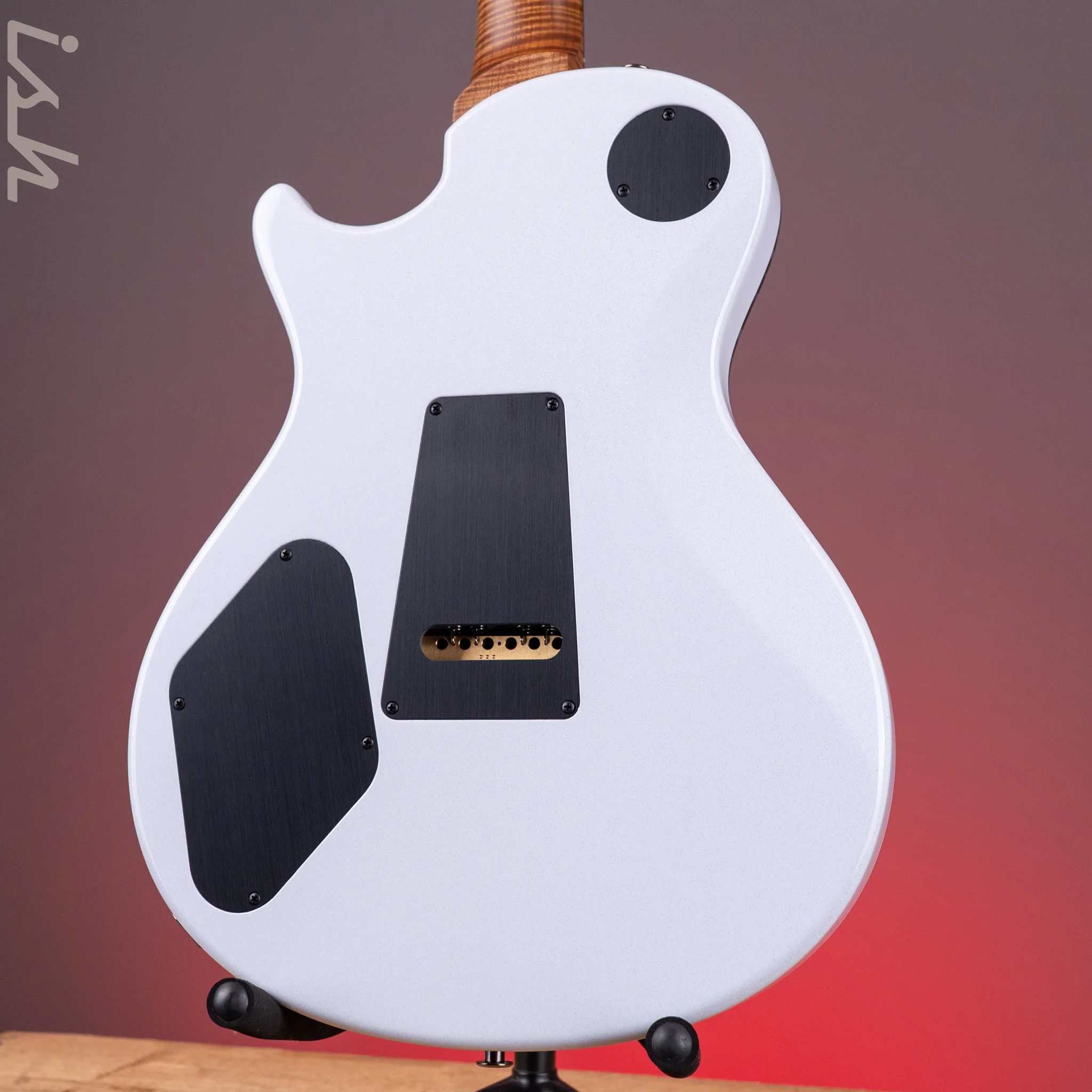 PRS Wood Library Tremonti Gloss White Stained Binding Roasted Maple Neck - Image 9