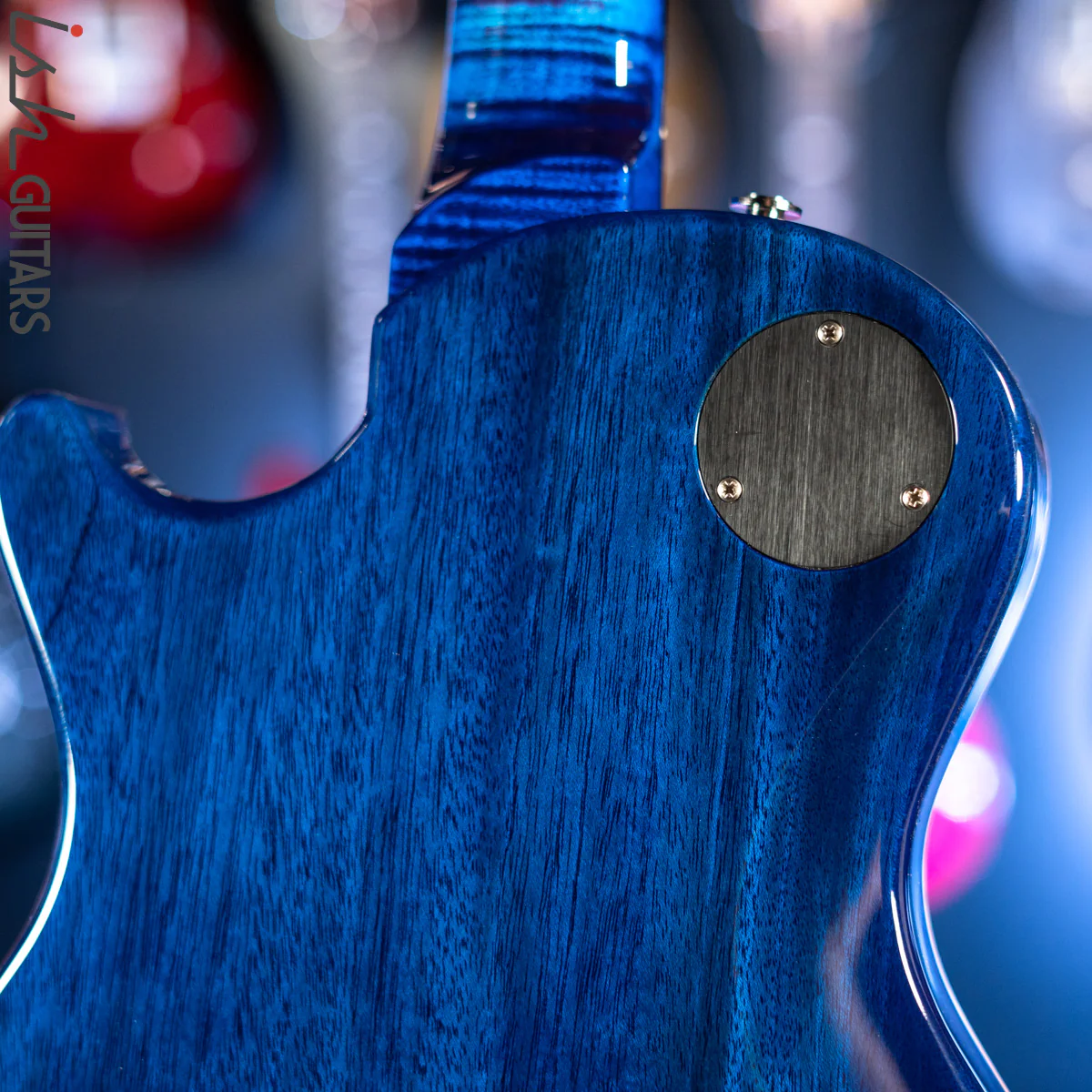 PRS Wood Library Tremonti Stoptail Violet Blue Burst 10 Top Quilt - Image 10