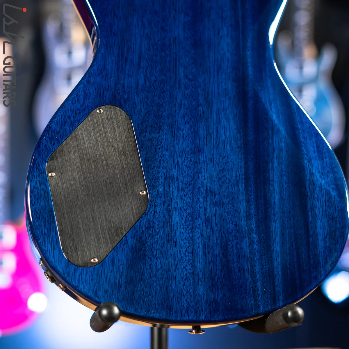 PRS Wood Library Tremonti Stoptail Violet Blue Burst 10 Top Quilt - Image 11