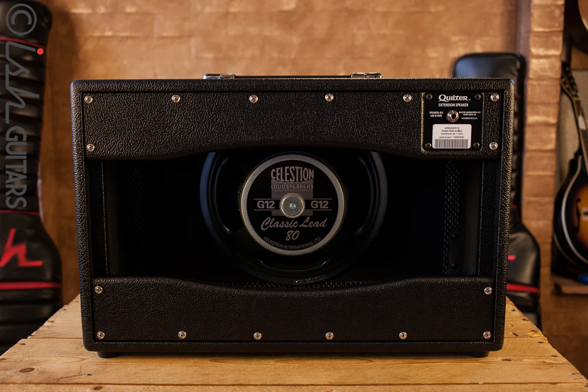 Quilter Aviator Gold Extension Speaker 1 x 12" Speaker Cabinet Open Back - Image 4