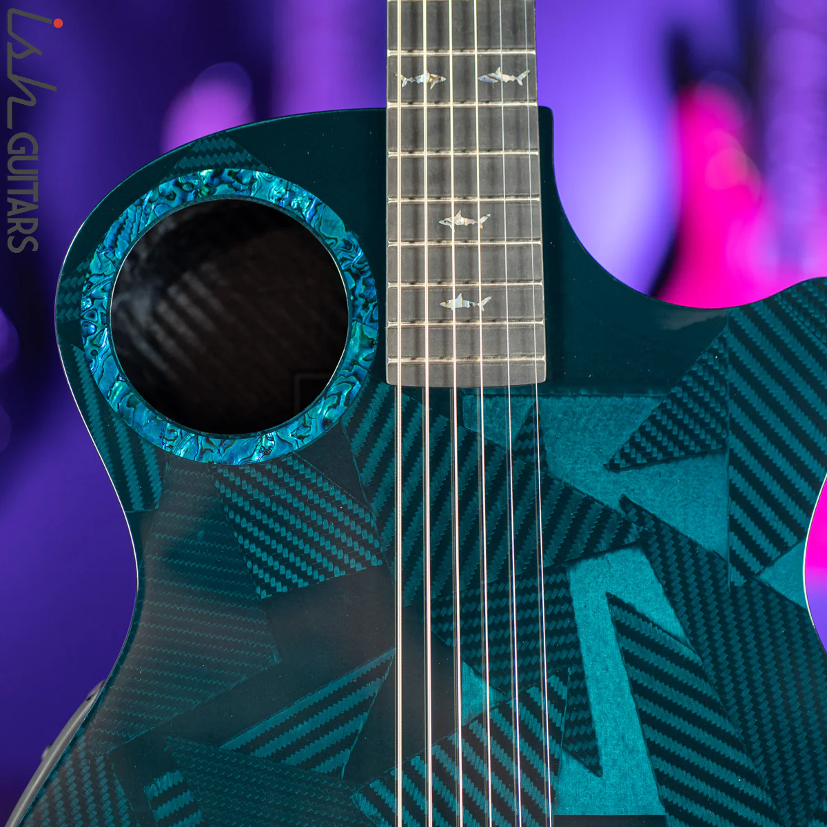 RainSong 25th Anniversary Black Ice Acoustic Guitar - Image 3