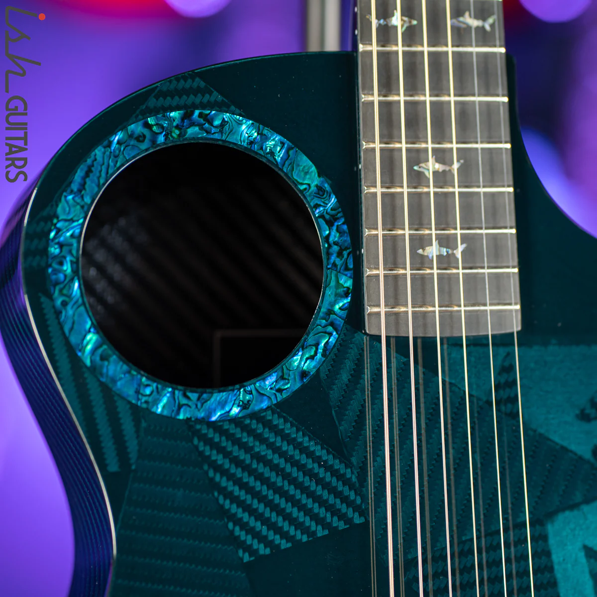 RainSong 25th Anniversary Black Ice Acoustic Guitar - Image 5