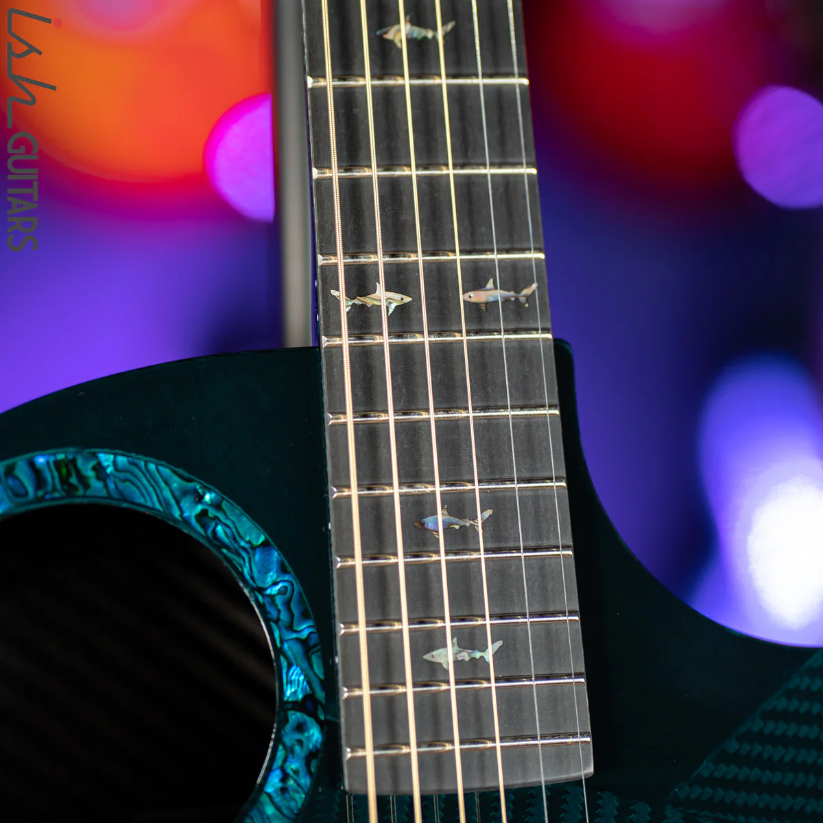 RainSong 25th Anniversary Black Ice Acoustic Guitar - Image 6
