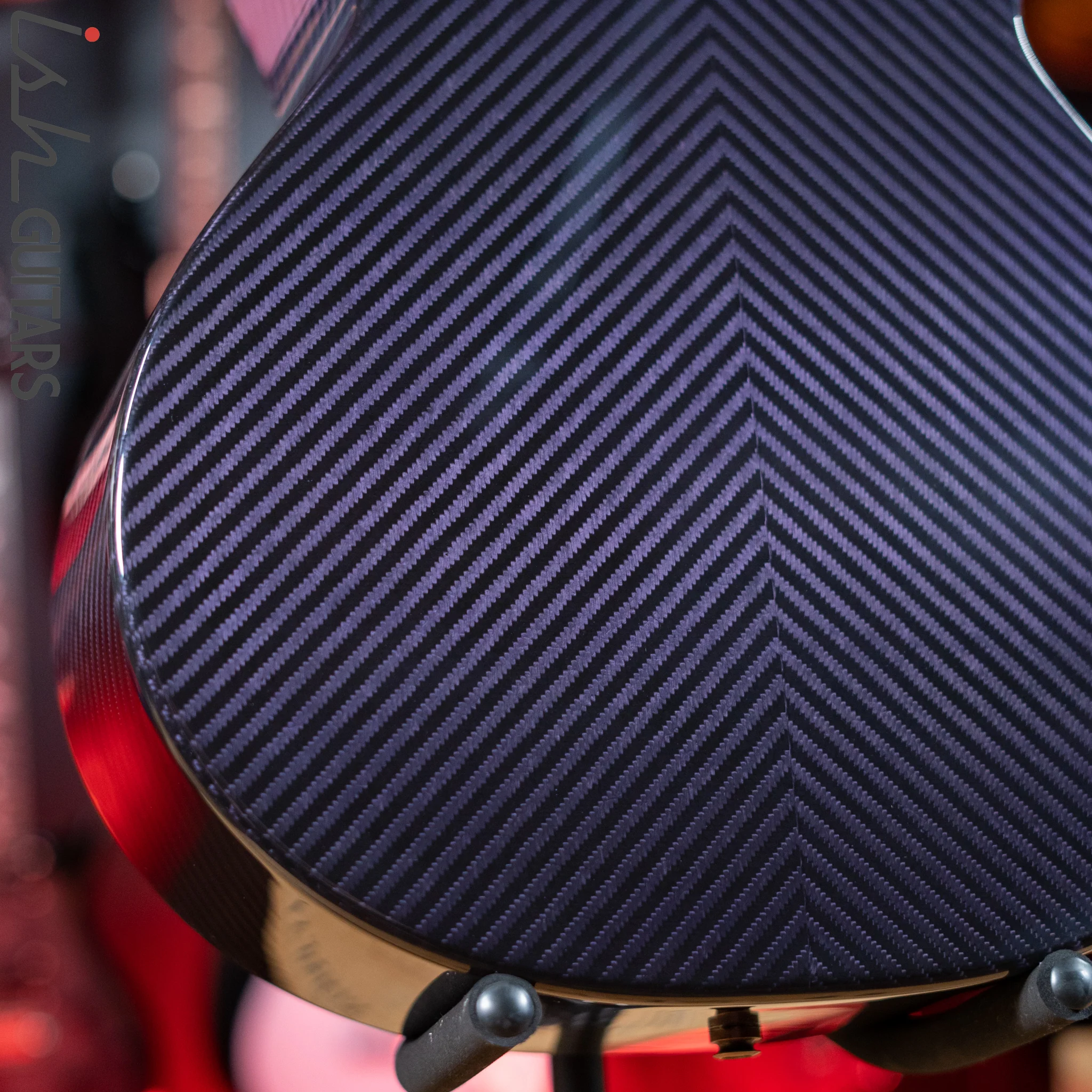 RainSong BI-WS1000N2C Black Ice Acoustic Guitar Ish Exclusive Plum Purple - Image 9