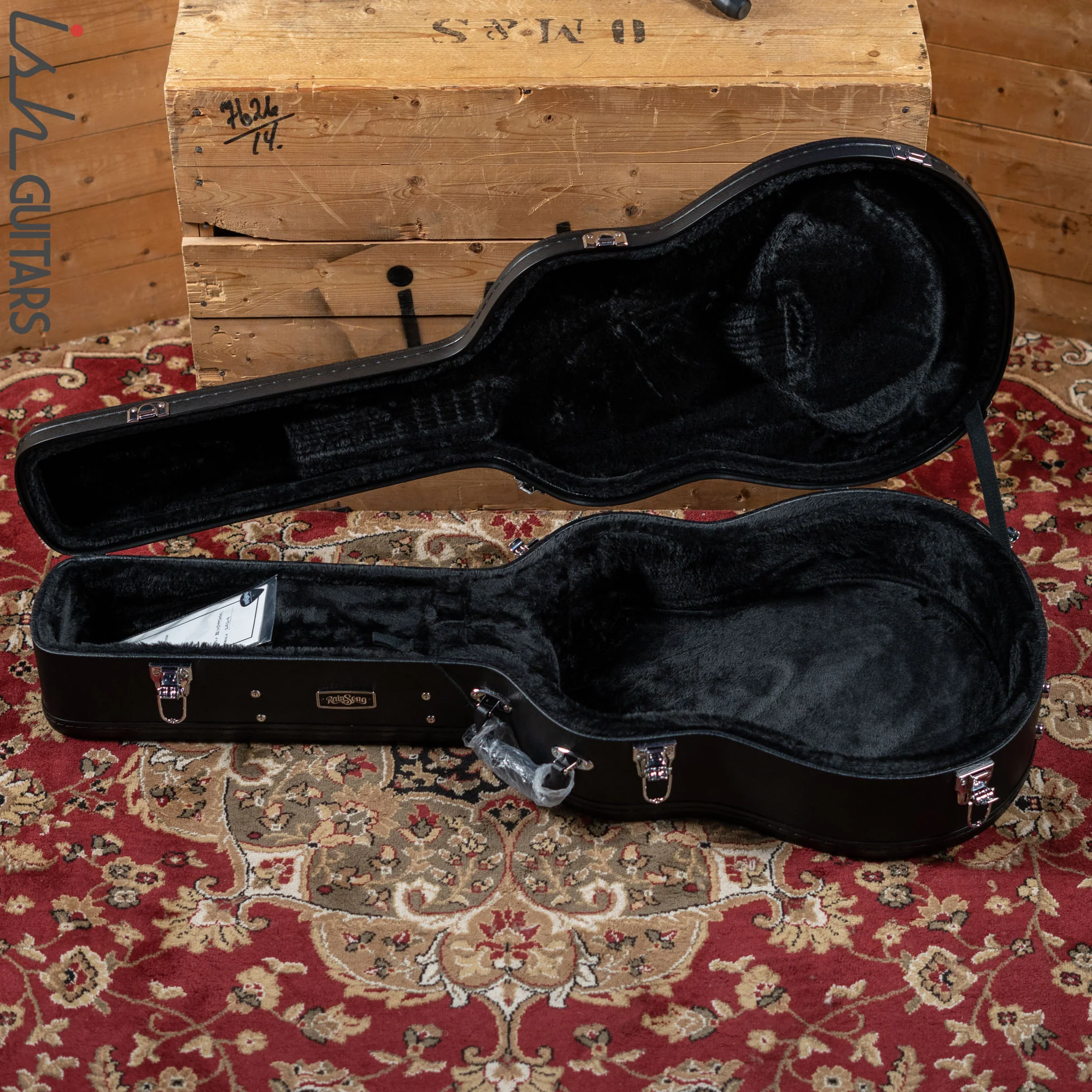 RainSong BI-WS1000N2C Black Ice Acoustic Guitar Ish Exclusive Plum Purple - Image 14