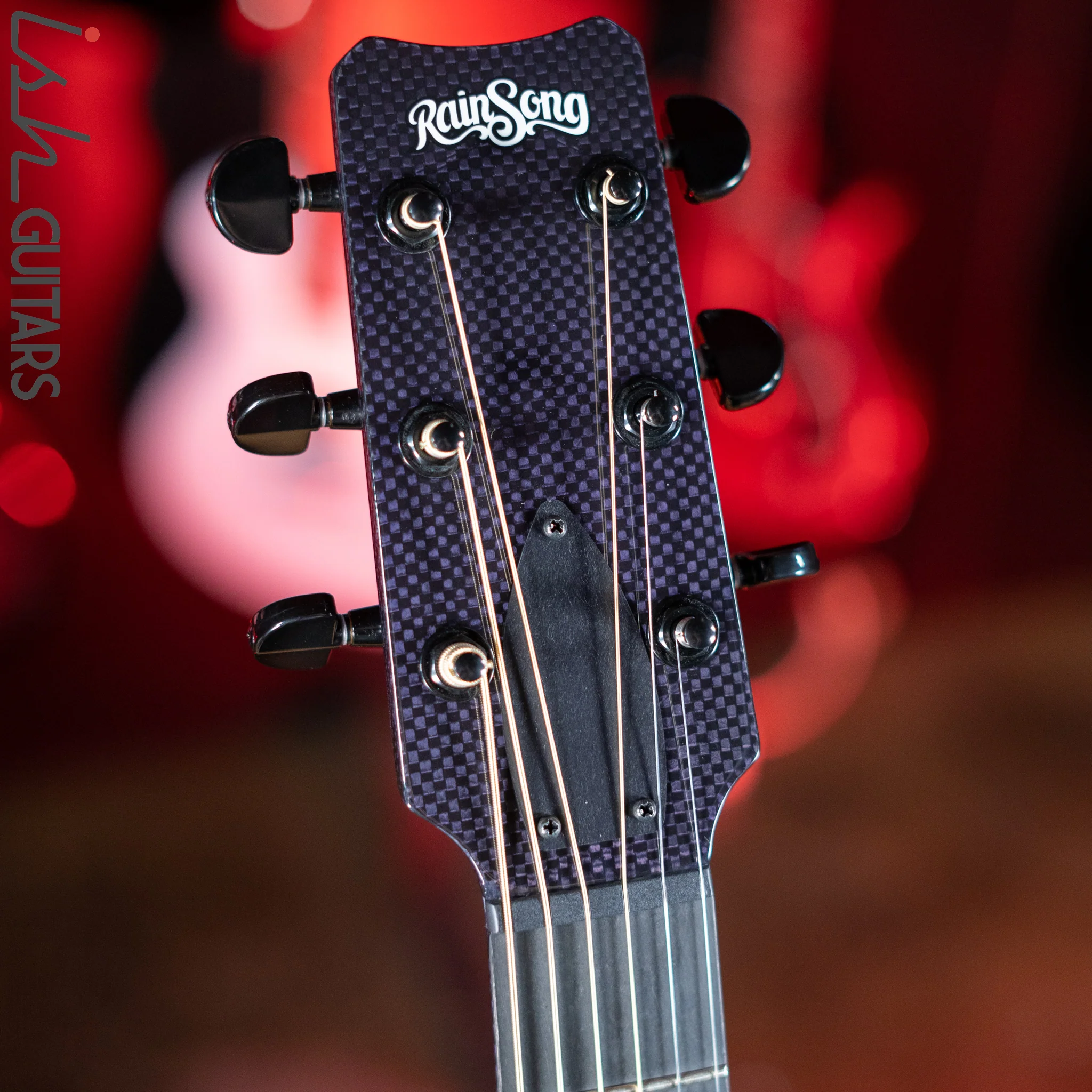 RainSong BI-WS1000N2C Black Ice Acoustic Guitar Ish Exclusive Plum Purple - Image 5