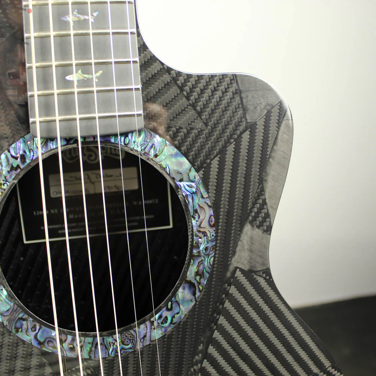 RainSong BI-PA1000NS Black Ice Parlor - Image 4